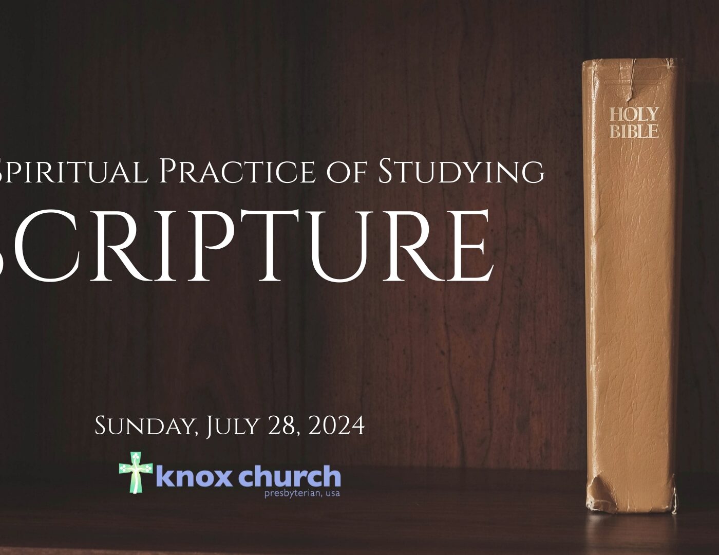 The Spiritual Practice of Studying Scripture