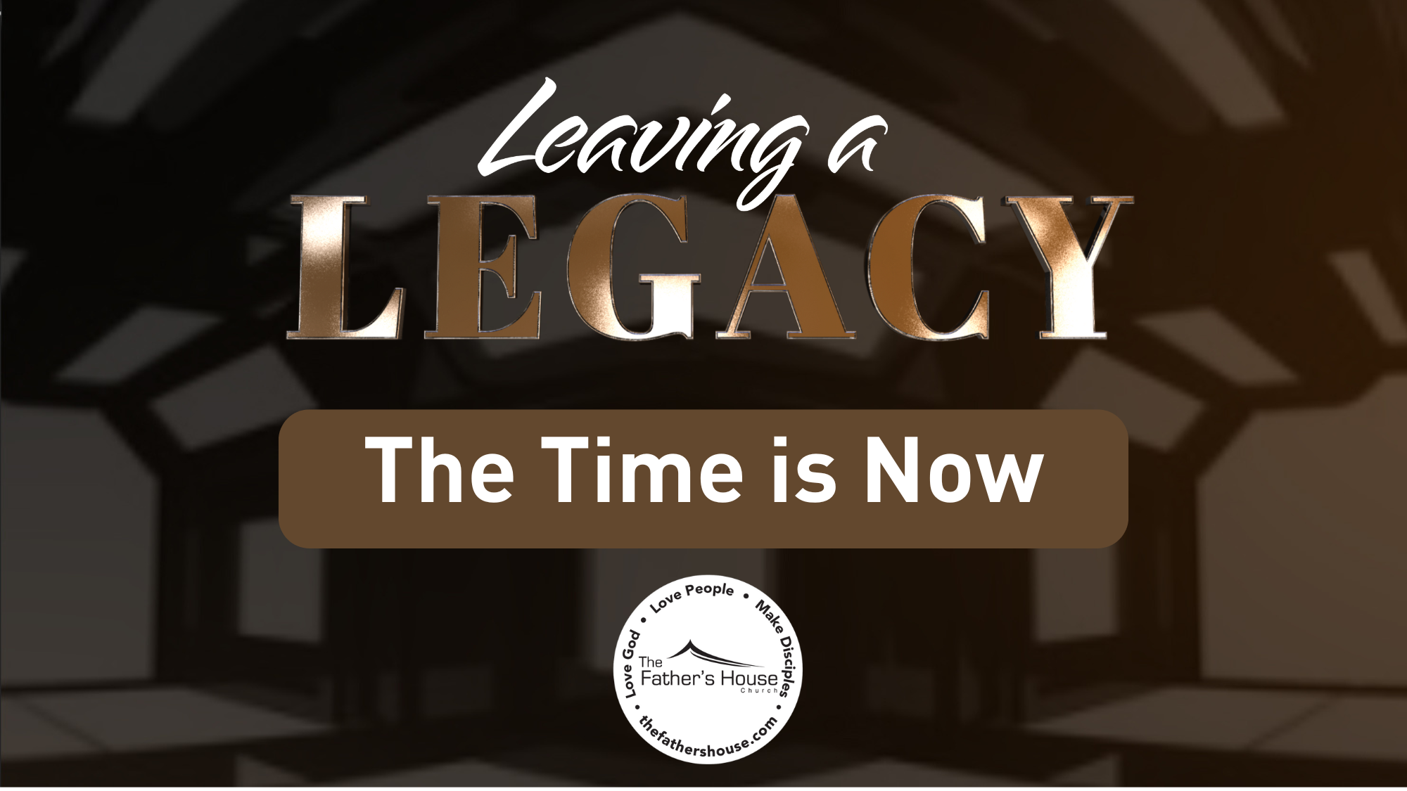 Sunday, March 23, 2025 |LEAVING A LEGACY |The Time is Now