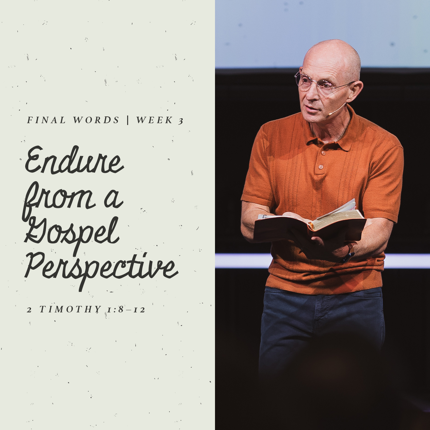 Endure from a Gospel Perspective | 2 Timothy 1:8–12 episode artwork