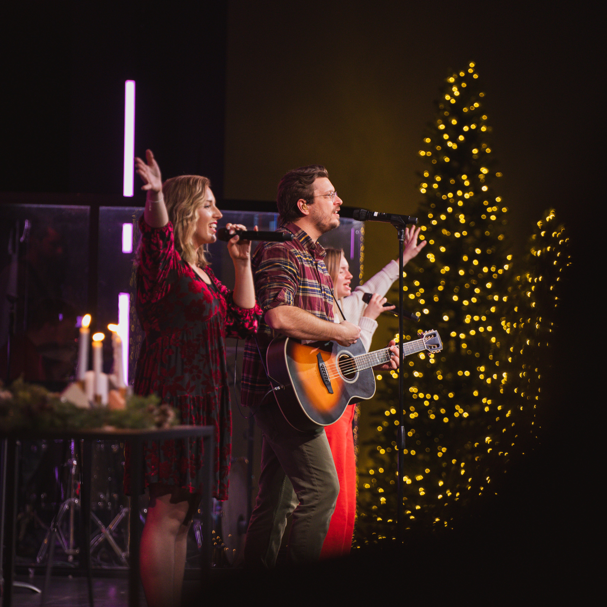Sing the songs of Christmas with us.