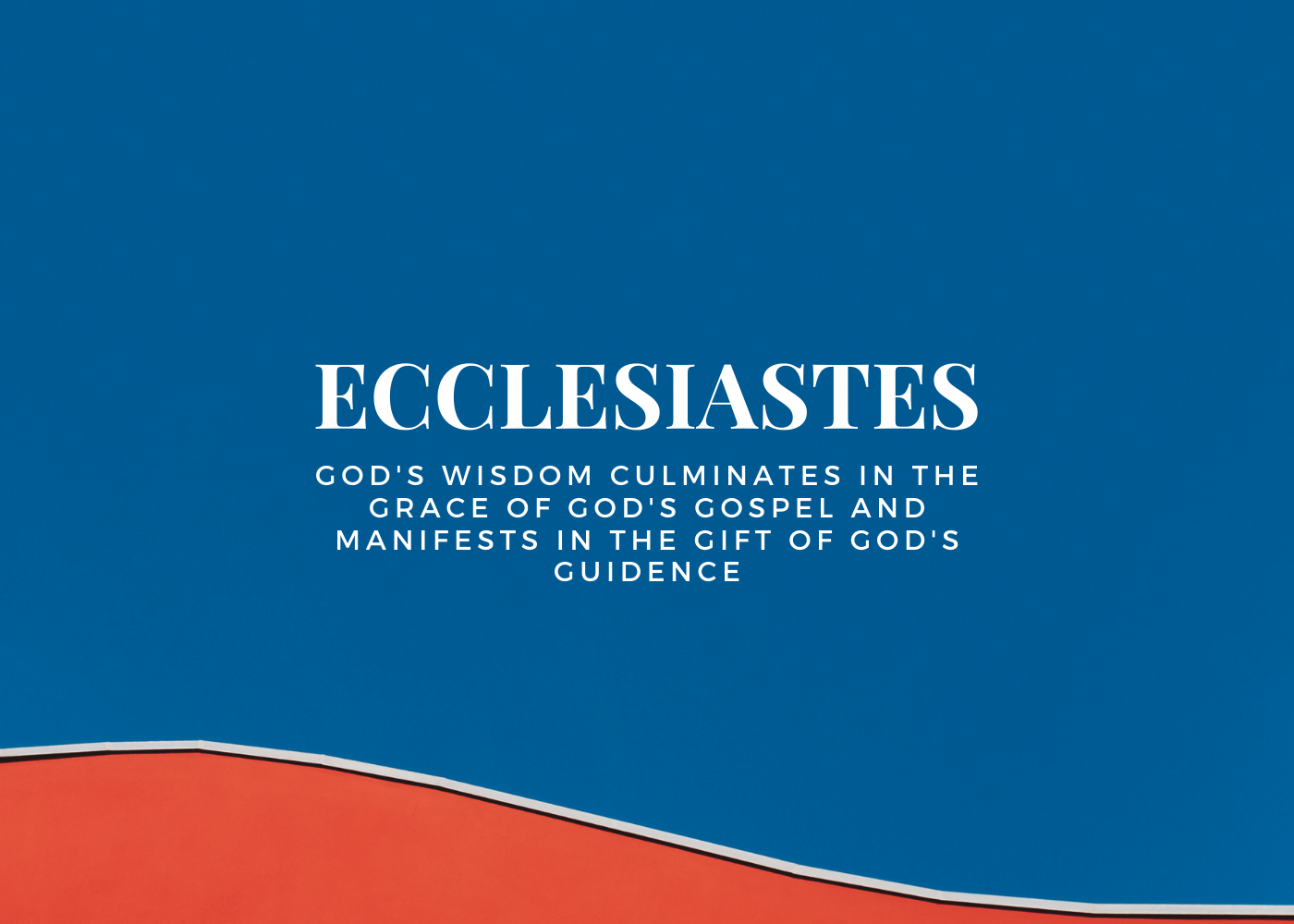 Wisdom Literature: Ecclesiastes 1 episode artwork