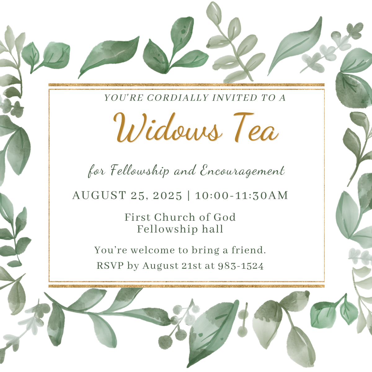 Widow's Tea