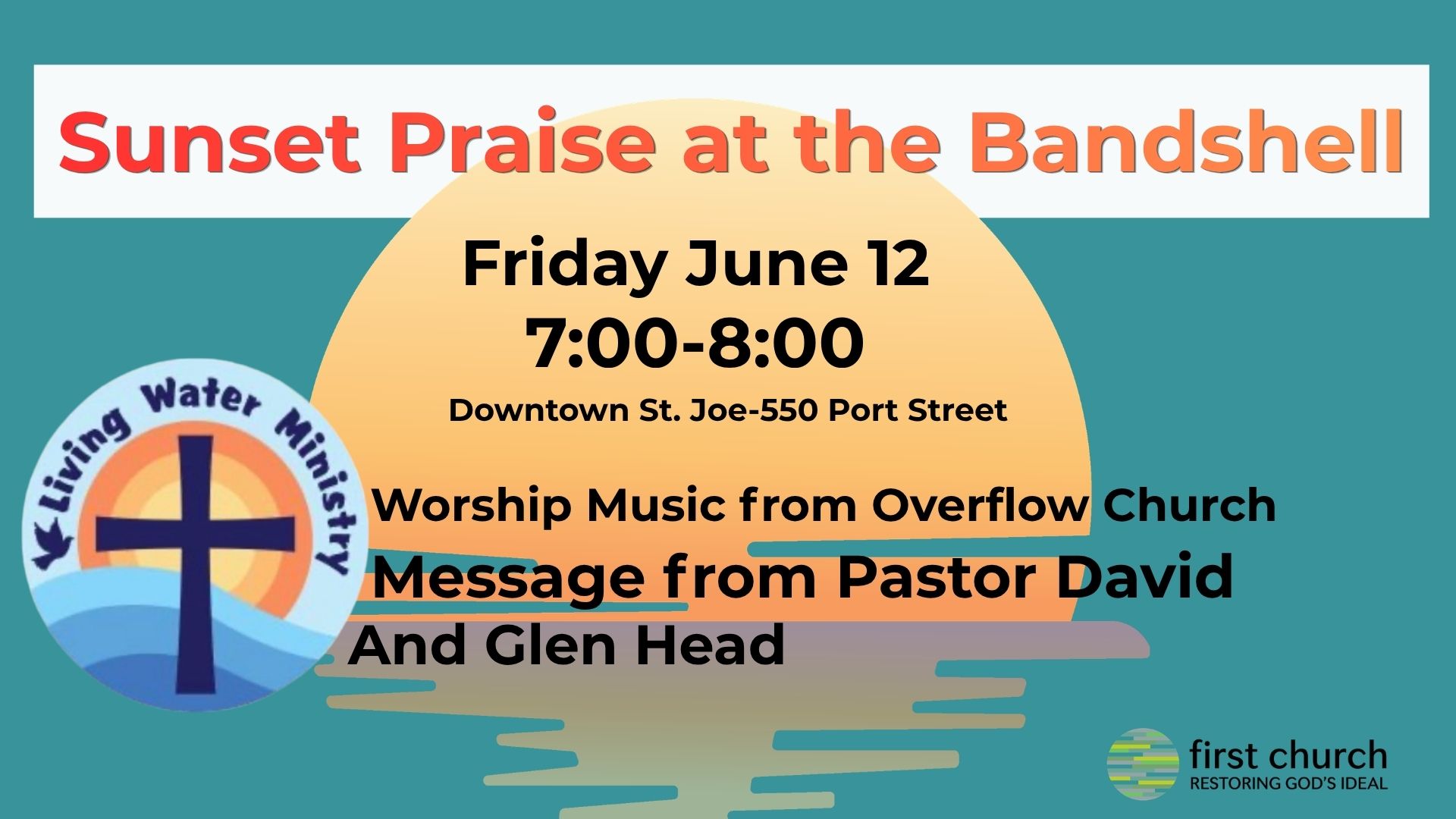 Sunset Praise at the Bandshell