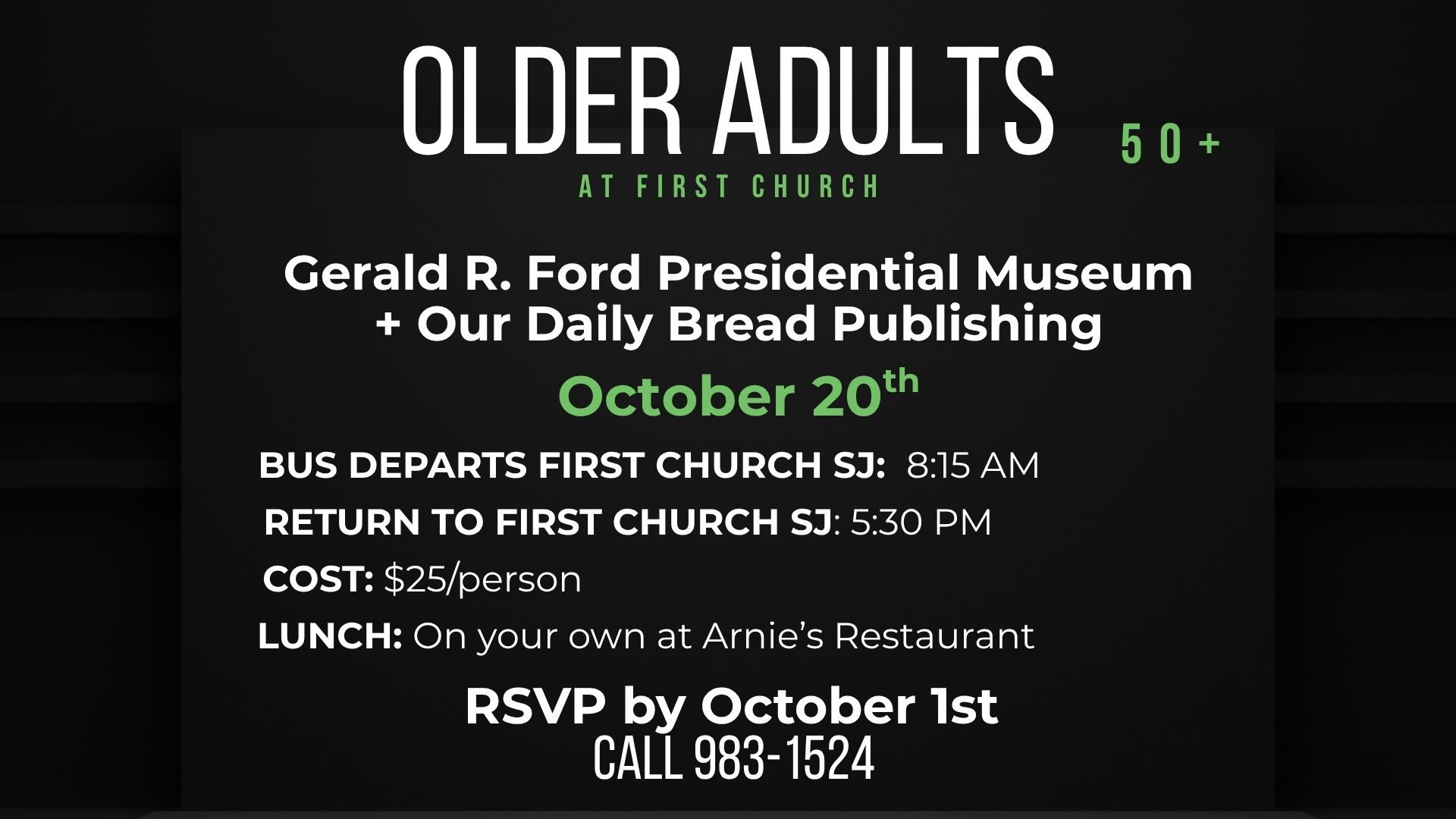 Older Adults Bus Trip