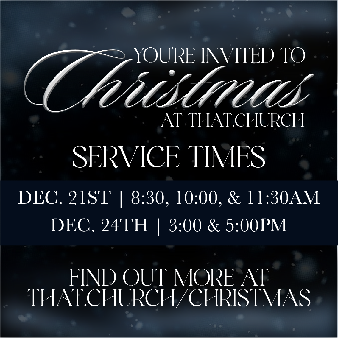 INVITE SOMEONE TO COME WITH YOU!