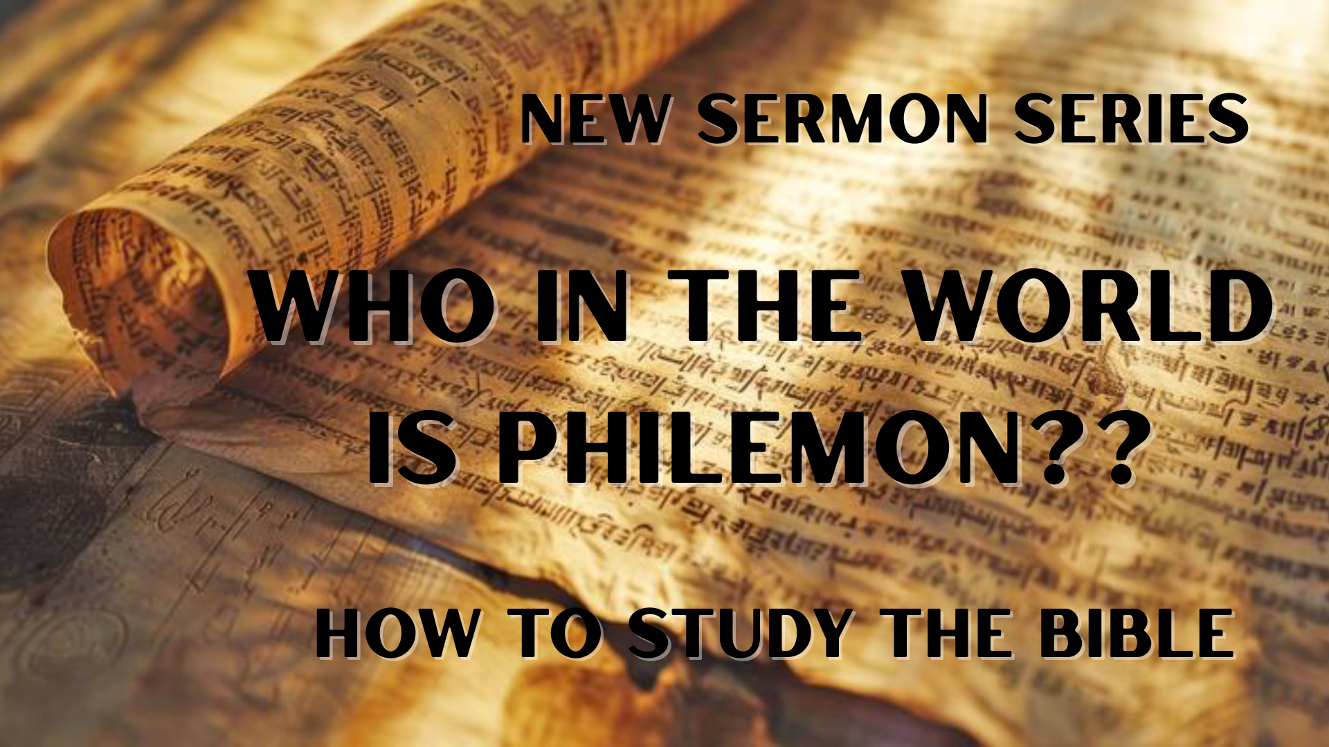 Don't miss a Sunday of Who in the World is Philemon??