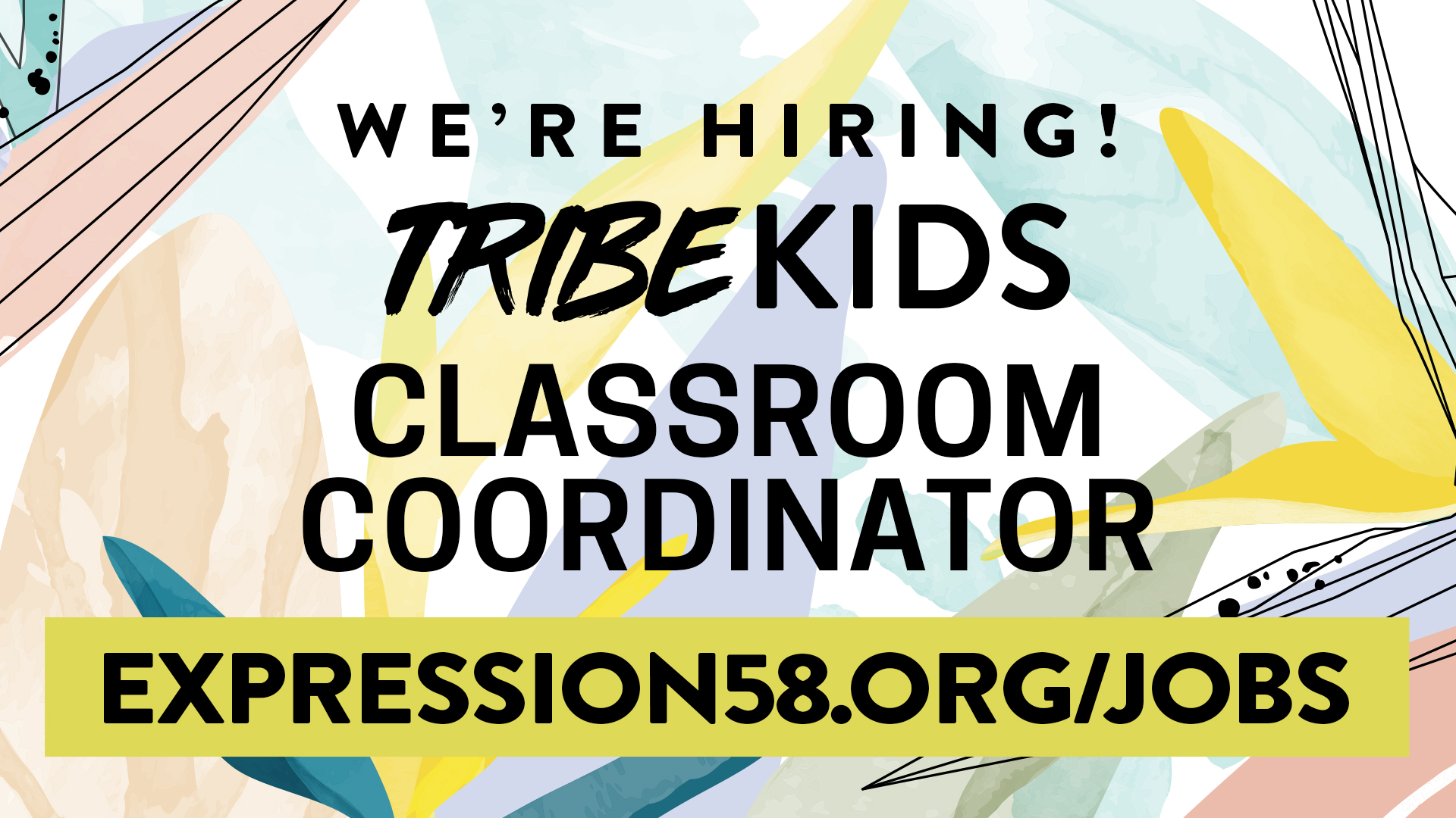 WE'RE HIRING!
