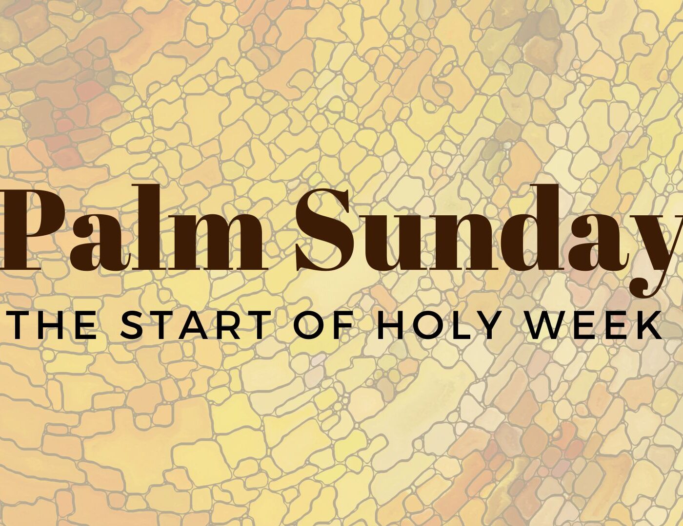 Holy Week – PALM SUNDAY – Hosanna – Melissa Pillman – 4.2.2023 episode artwork