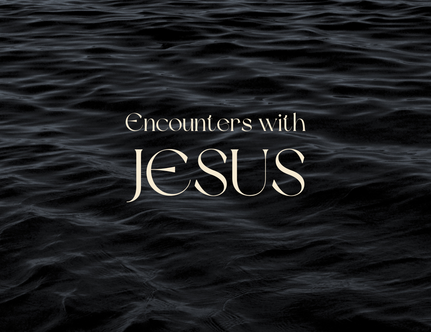 Encounters with Jesus – Peace be with you – Melissa Pillman – 4.7.2024 episode artwork