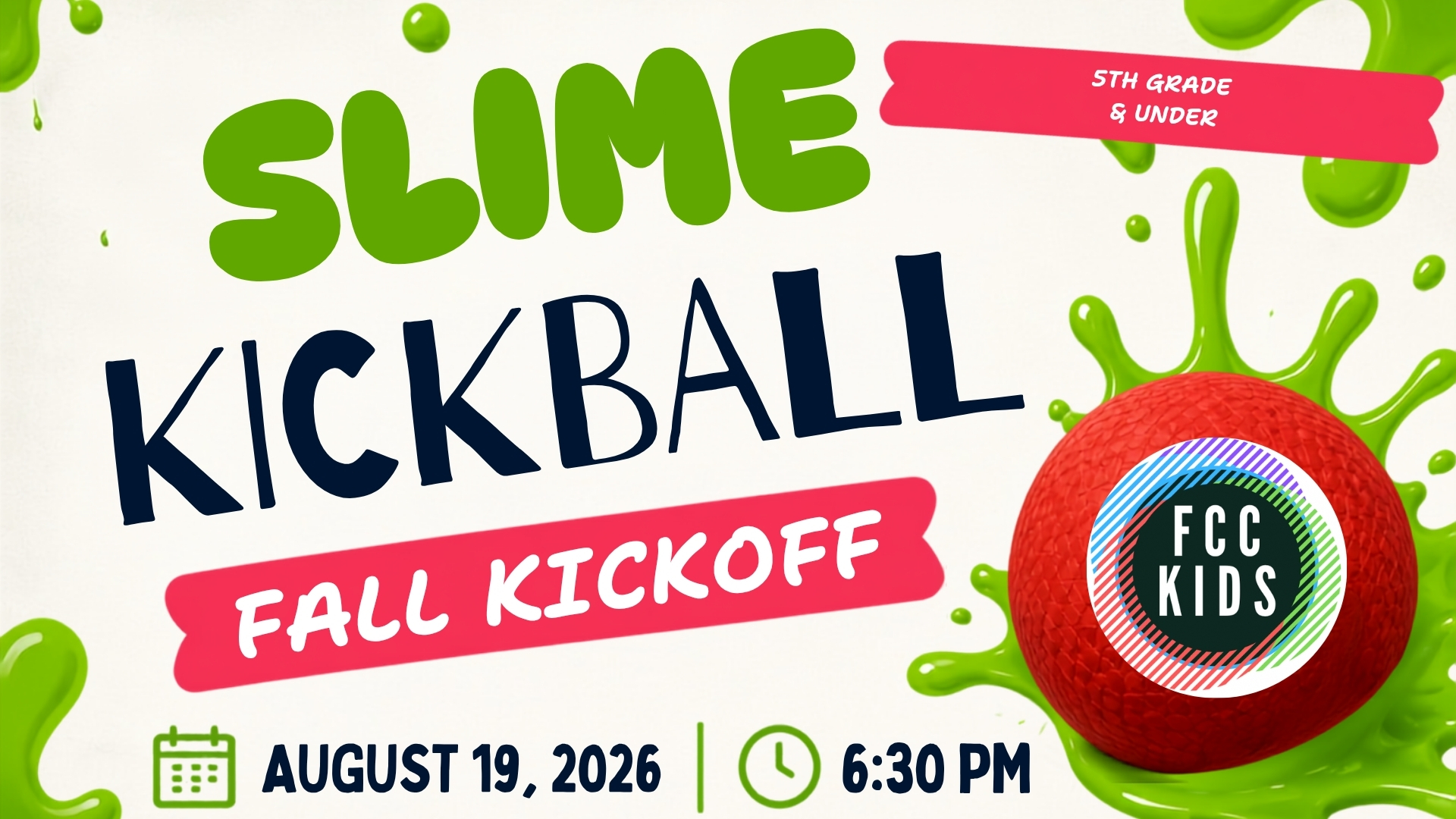 Fall FCC Kids Kick Off