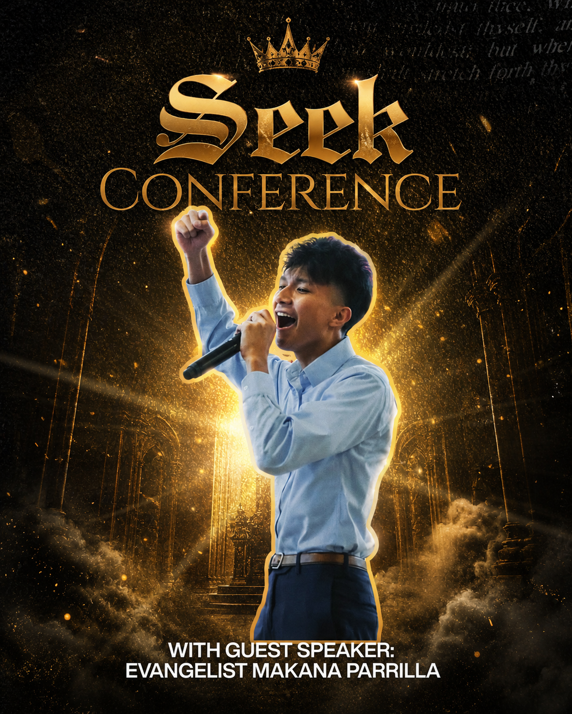 Evangelist Makana Parrilla, guest speaker at Seek Conference