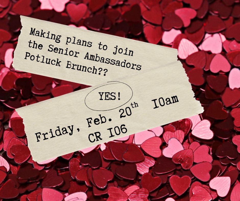 2/20 Senior Ambassadors 10am