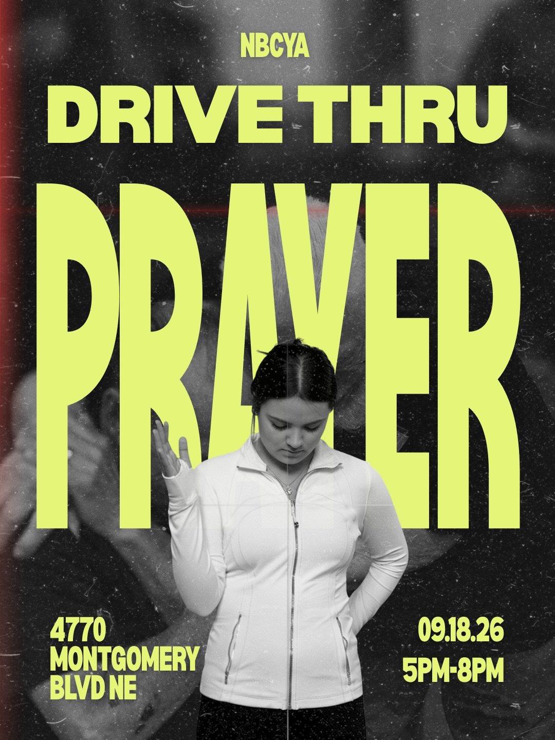 Everyone is welcome to come and receive prayer.
