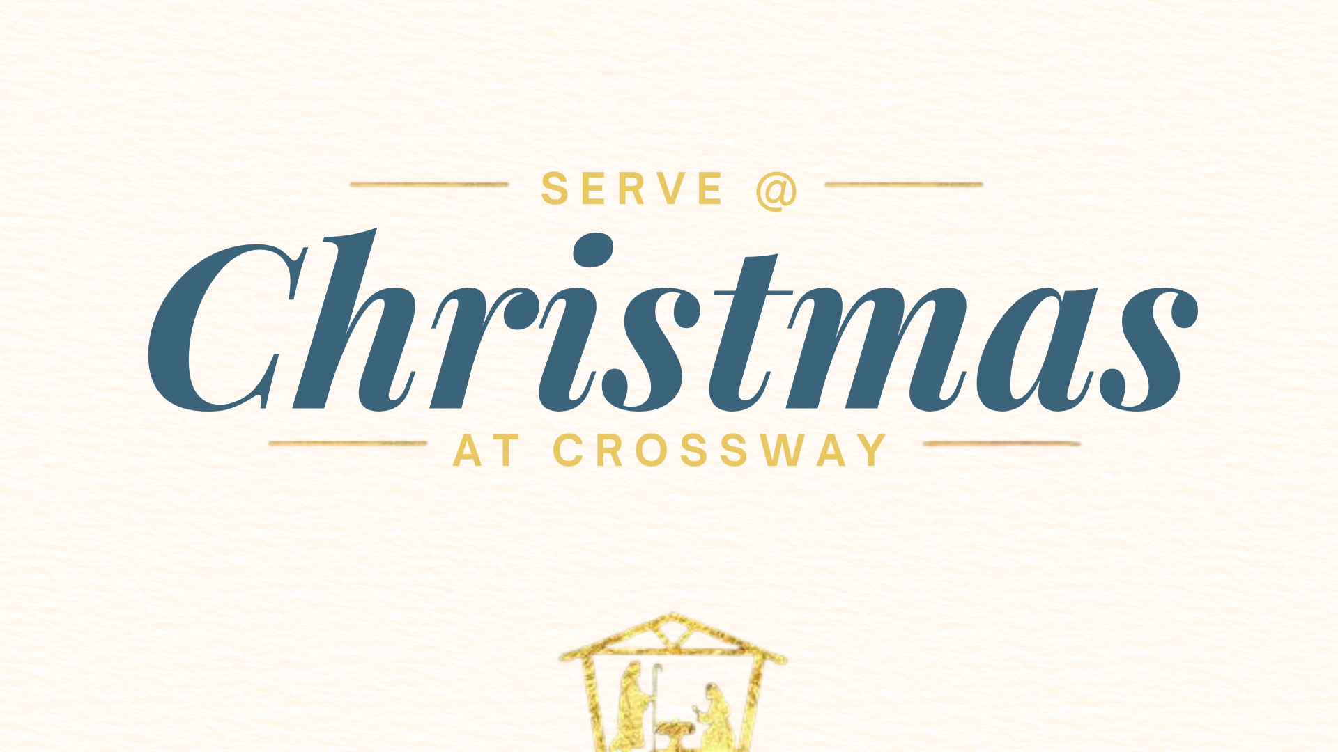 Serve at Christmas