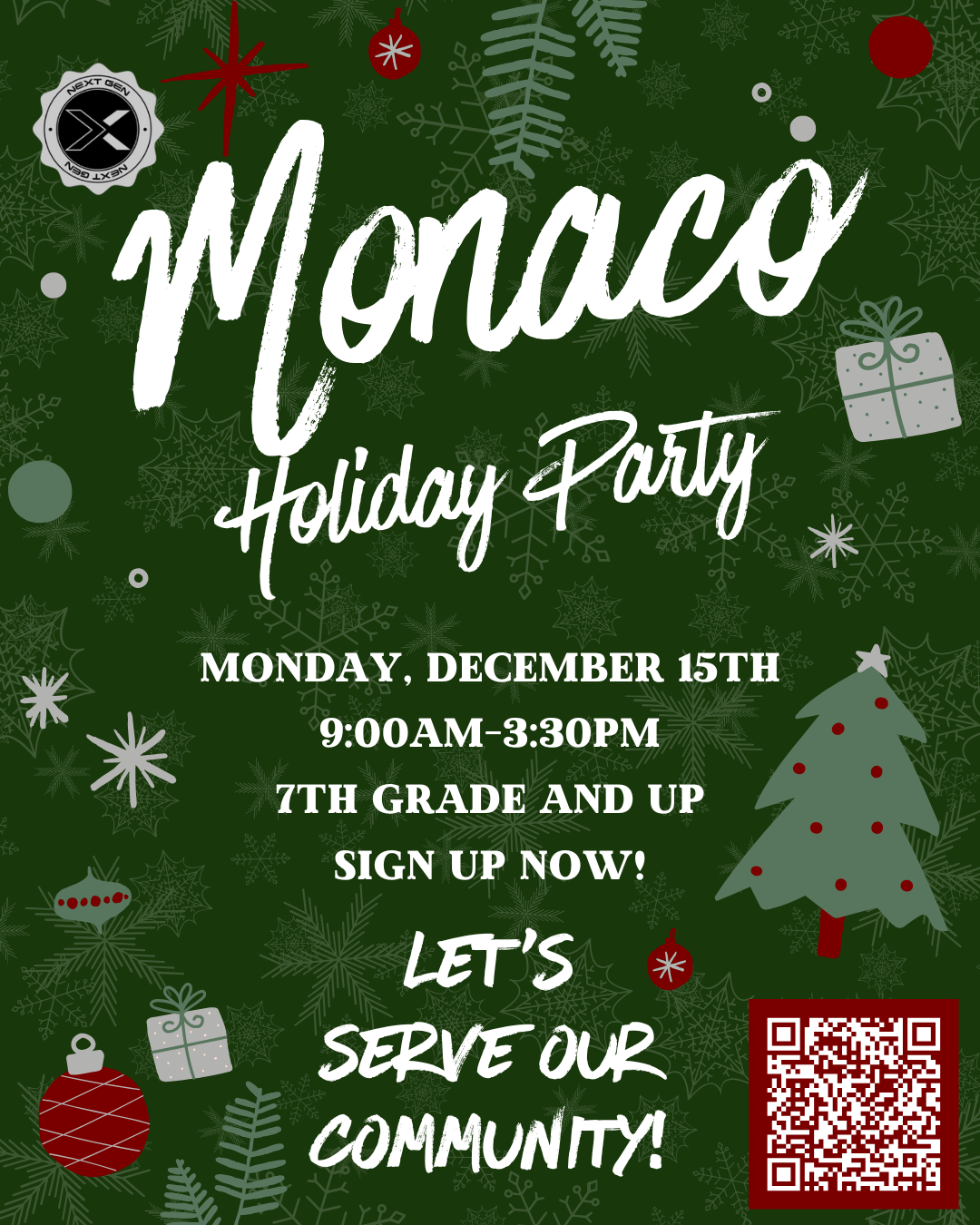 Go Time: Monaco Holiday Party