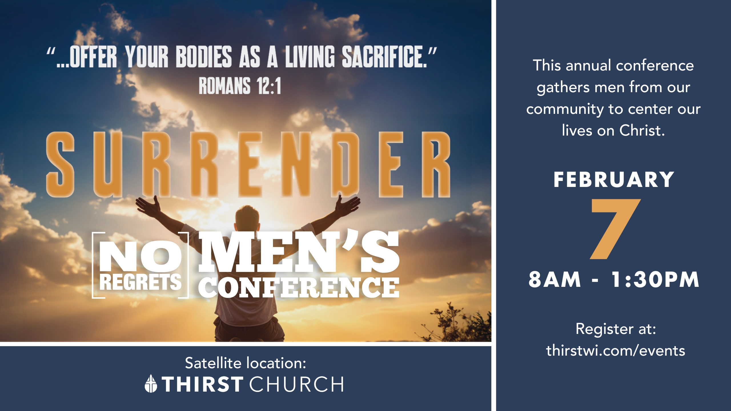 No Regrets Men’s Conference | 2.7.25