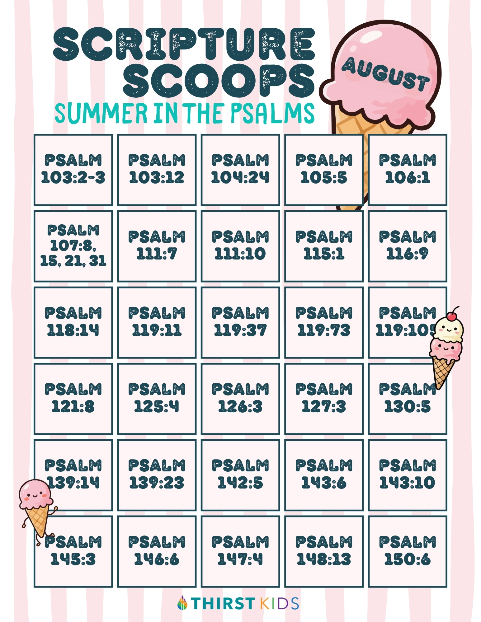 August Calendar