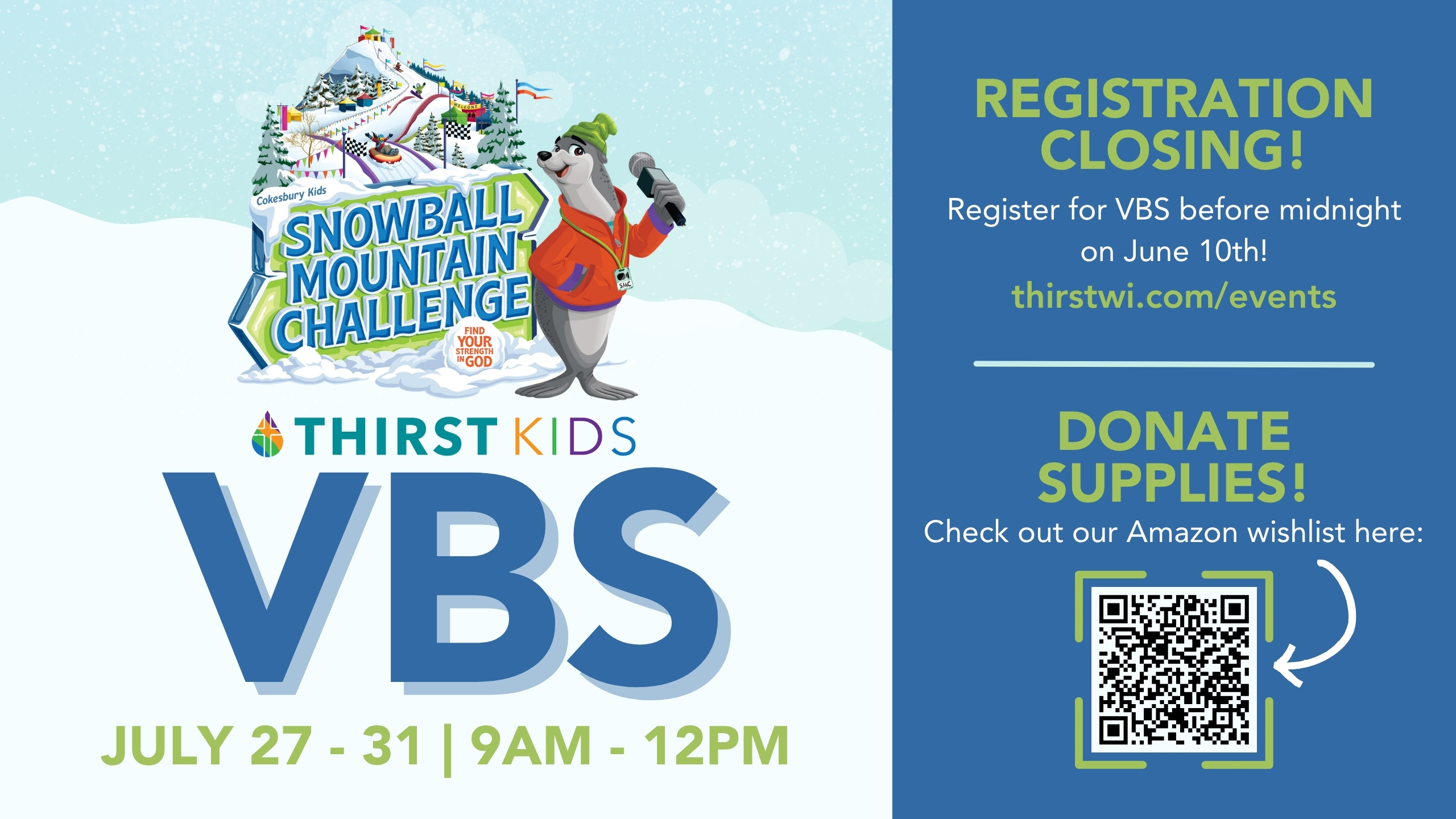 VBS | Registration Closing June 10th at Midnight!
