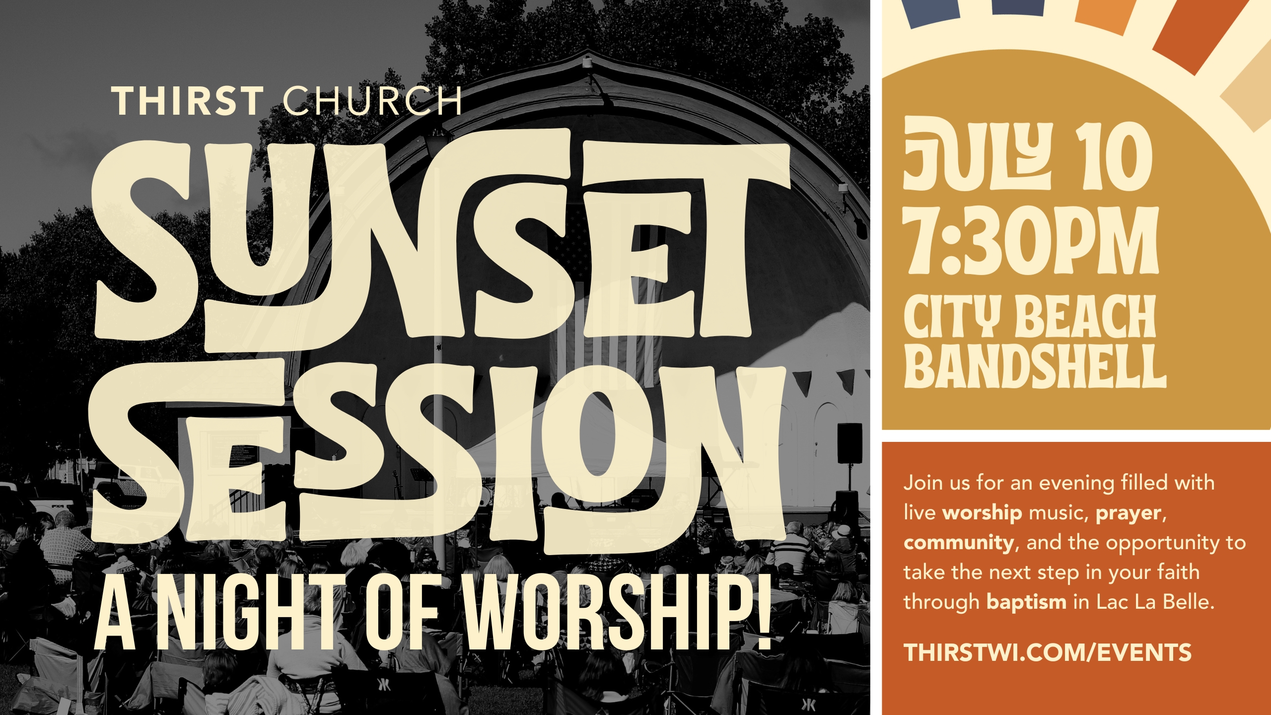 Sunset Session: A Night of Worship | City Beach Bandshell | July 10 | 7:30PM