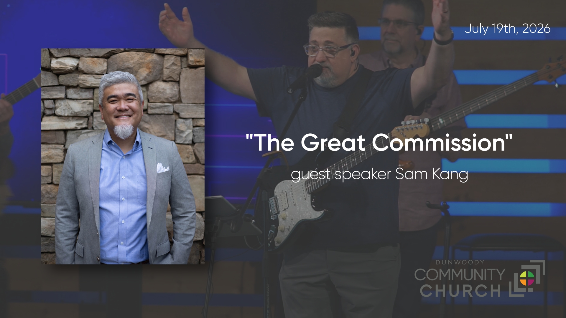 The Great Commission – guest speaker Sam Kang episode artwork