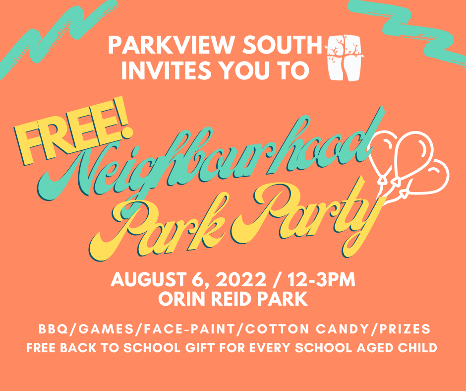 NEIGHBOURHOOD PARK PARTY