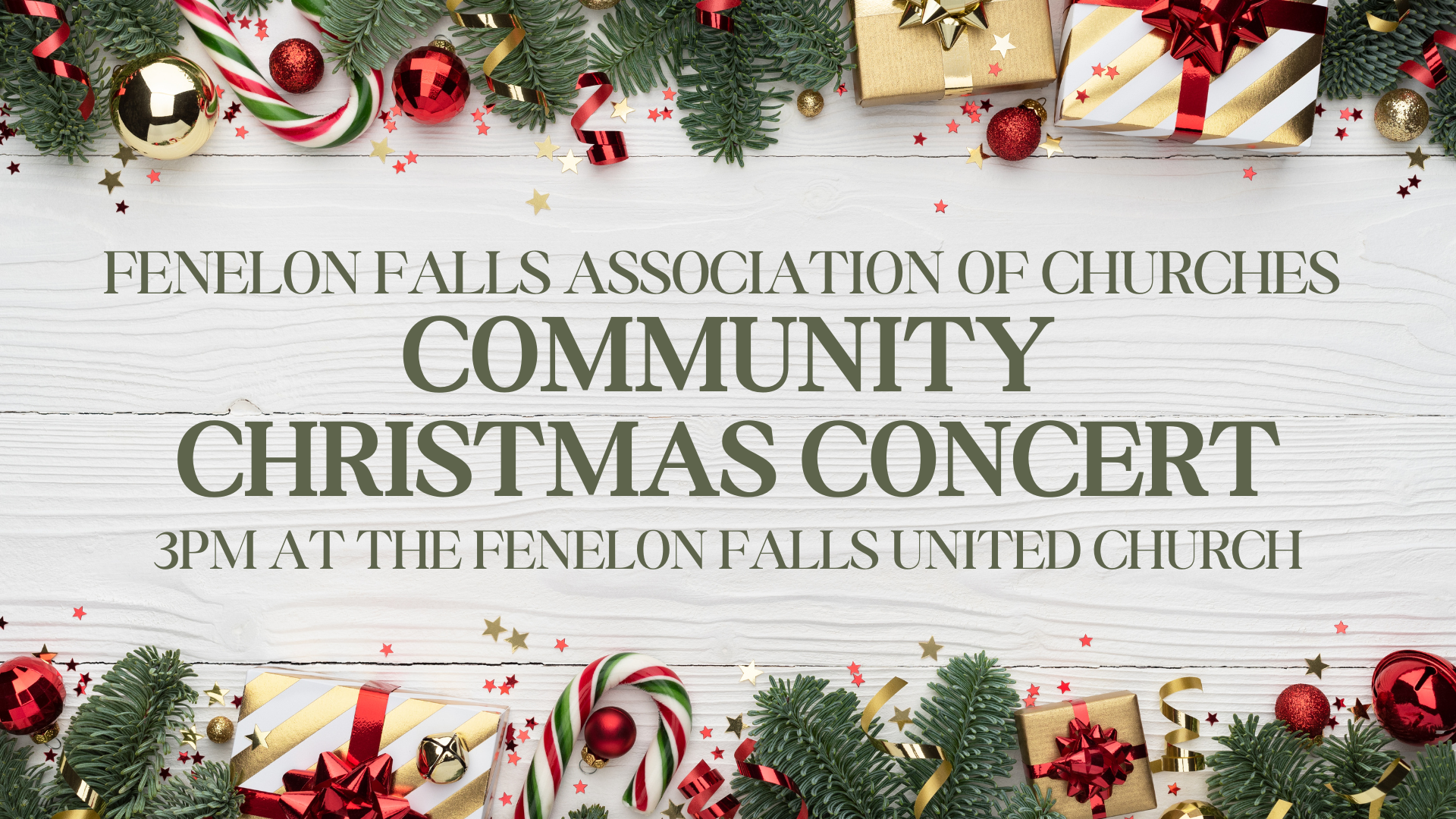 Fenelon Falls Association of Churches: Community Christmas Concert