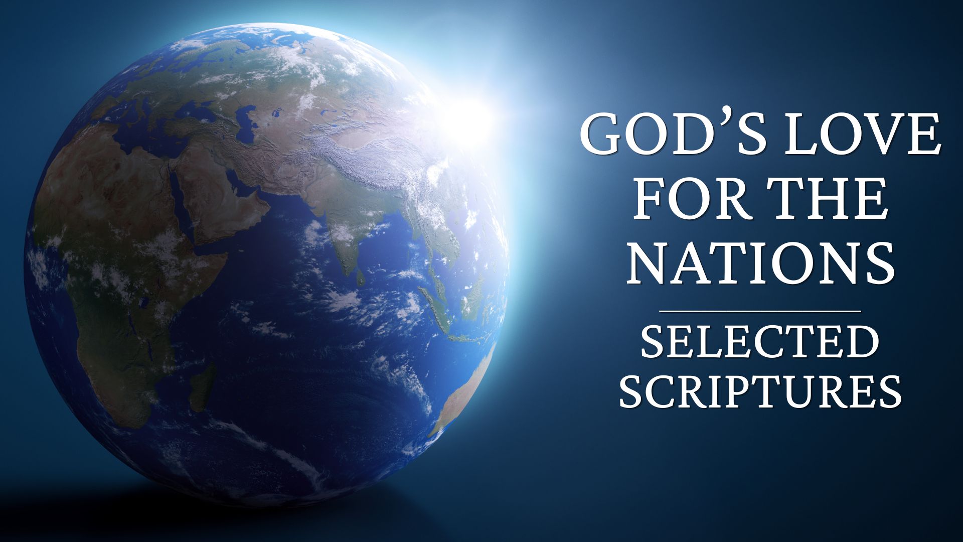 God’s Love for the Nations episode artwork