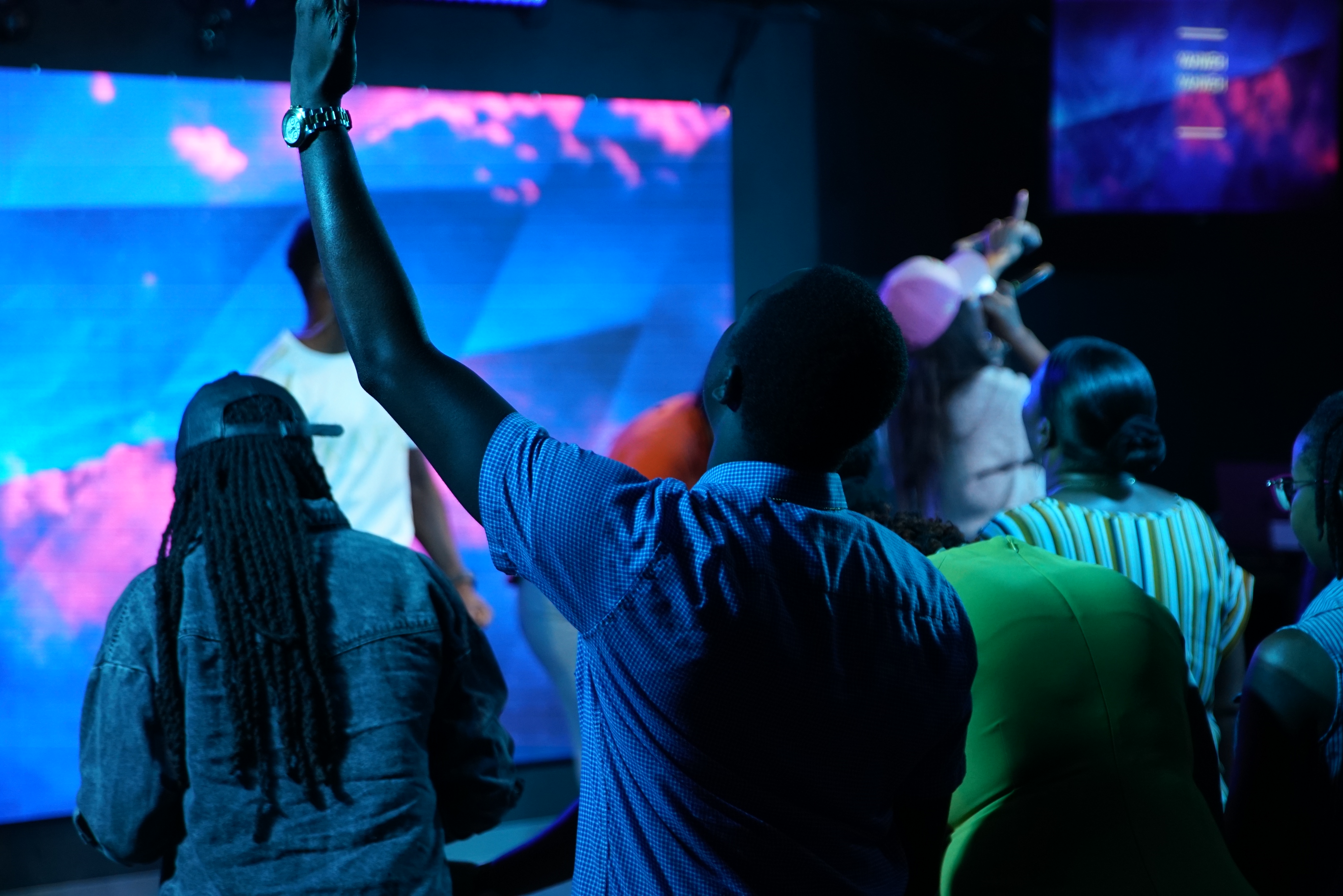 BEFORE AND THROUGHOUT OUR TIME OF WORSHIP...