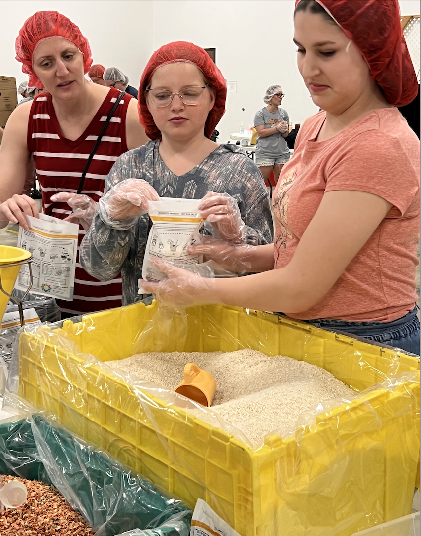 Food Repacking Event Food Packing Event | Fellowship