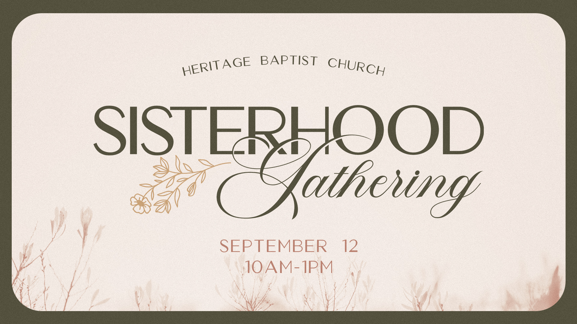 Sisterhood Gathering