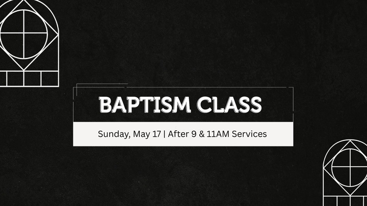 Baptism Class