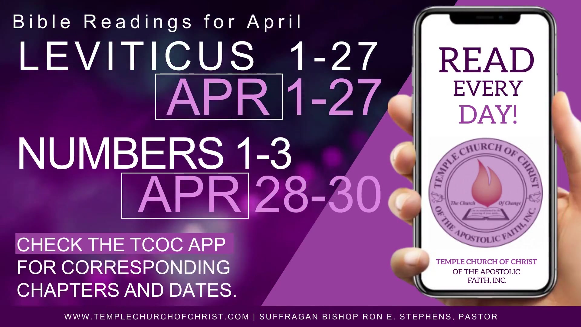 TCOC April Bible Readings Beginning April 1 27 We Will Read Leviticus tcoc-april-bible-readings-beginning-april-1-27-we-will-read-leviticus