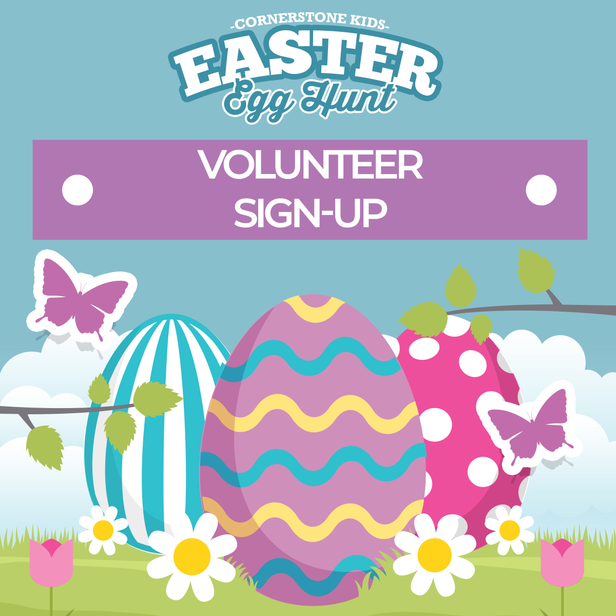 Easter Egg Hunt Volunteers Cornerstone Church