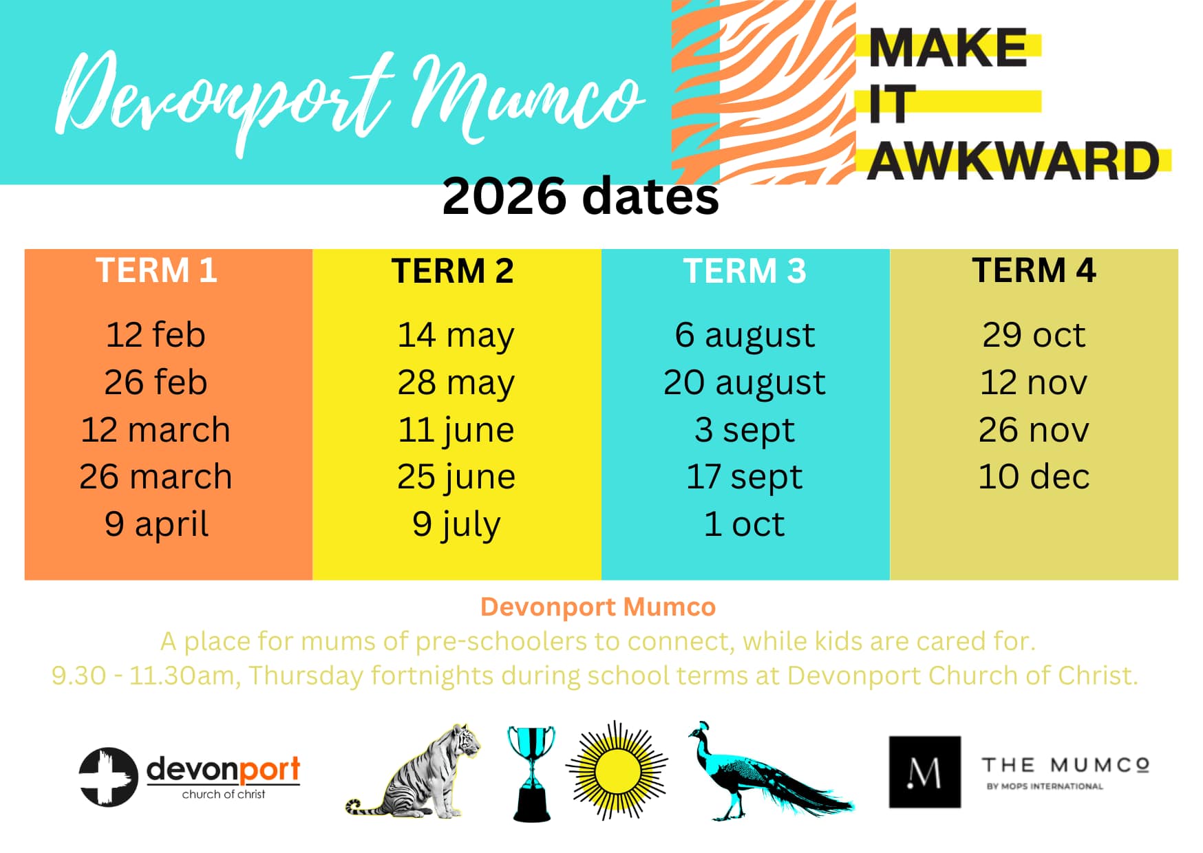 2026 The Mum Co Dates