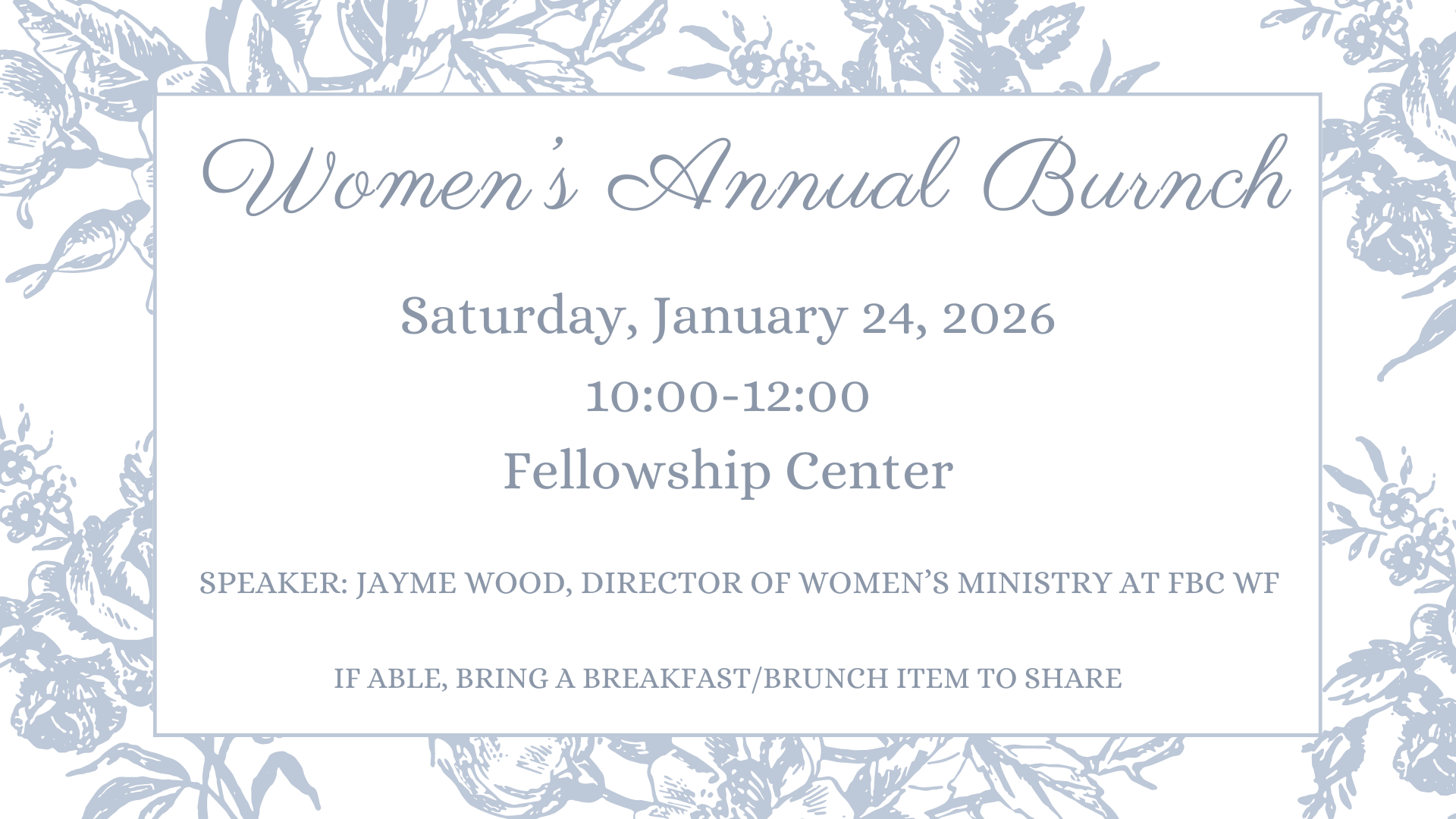 Women's Annual Brunch