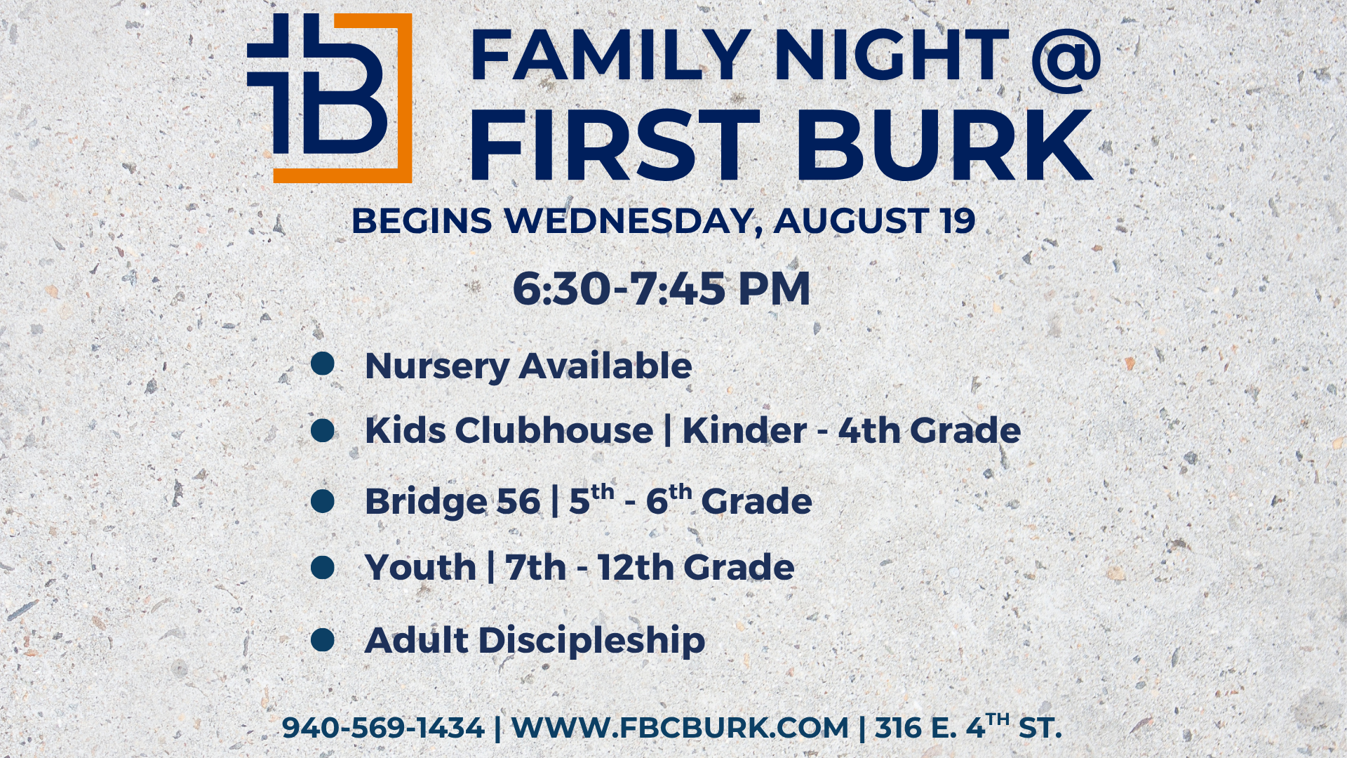 Family Night at First