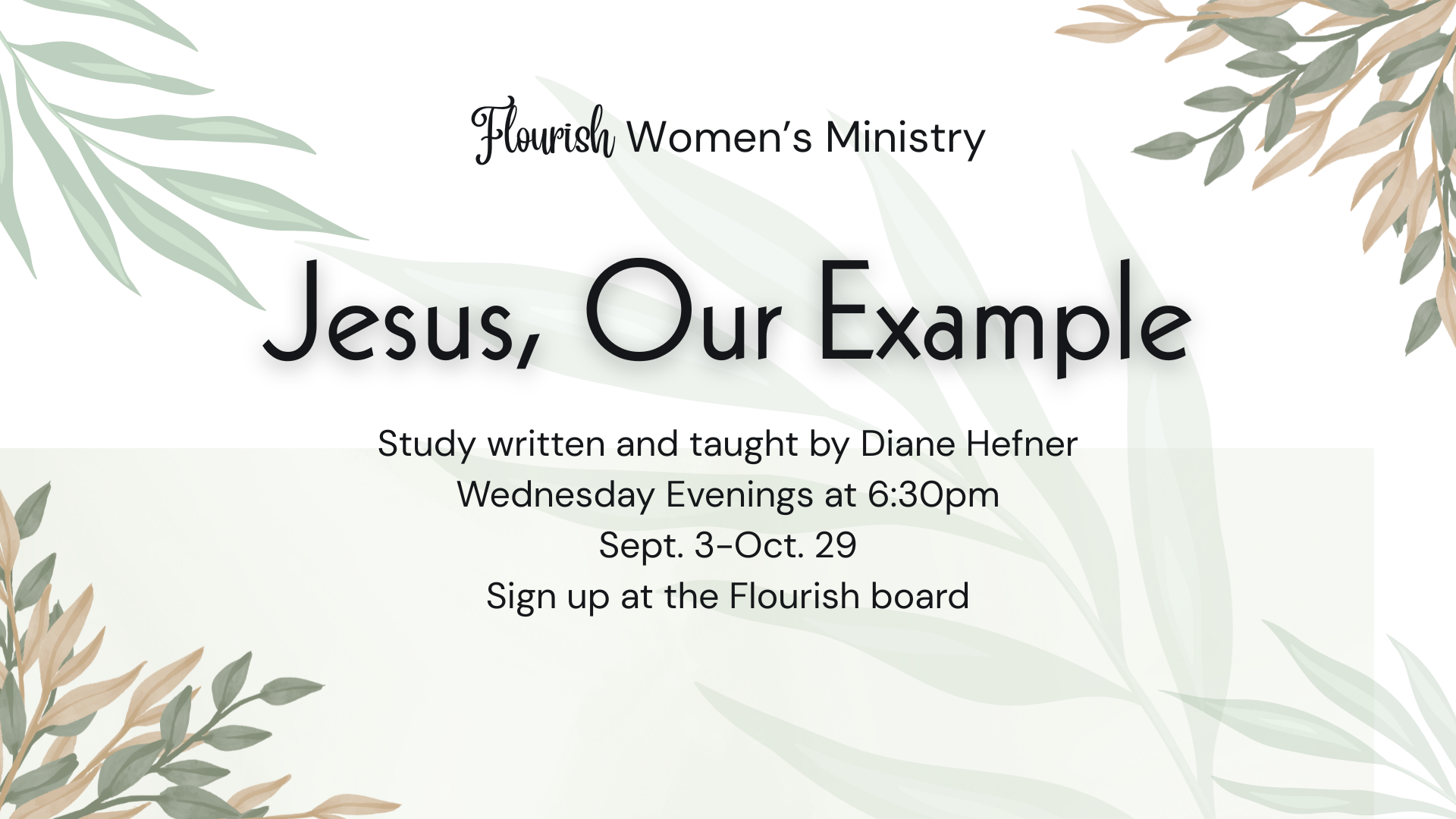 Jesus, Our Example