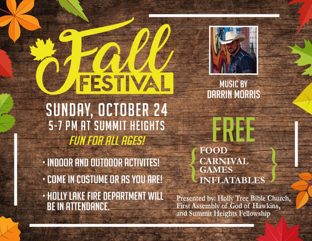 Fall Festival 2021 Summit Heights Fellowship
