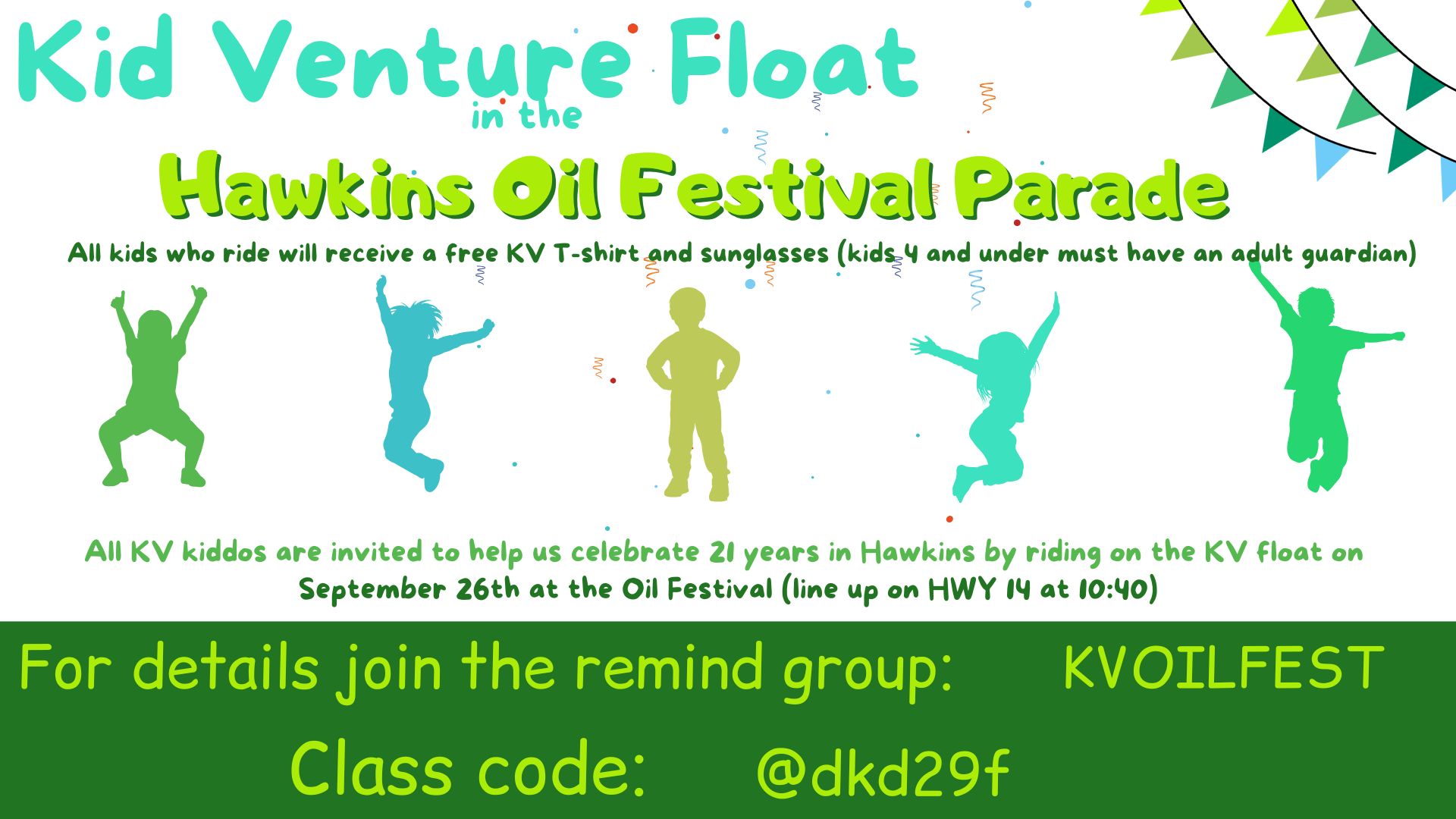 Hawkins Oil Festival KV Float