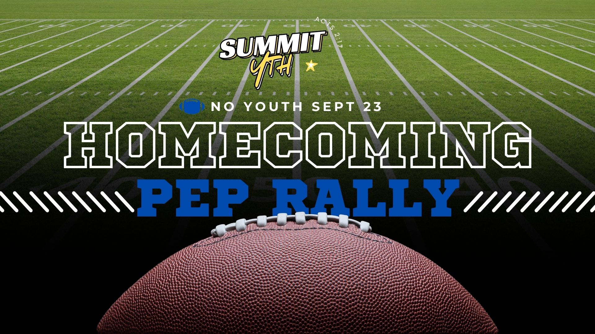 NO YOUTH/ Community Pep-rally
