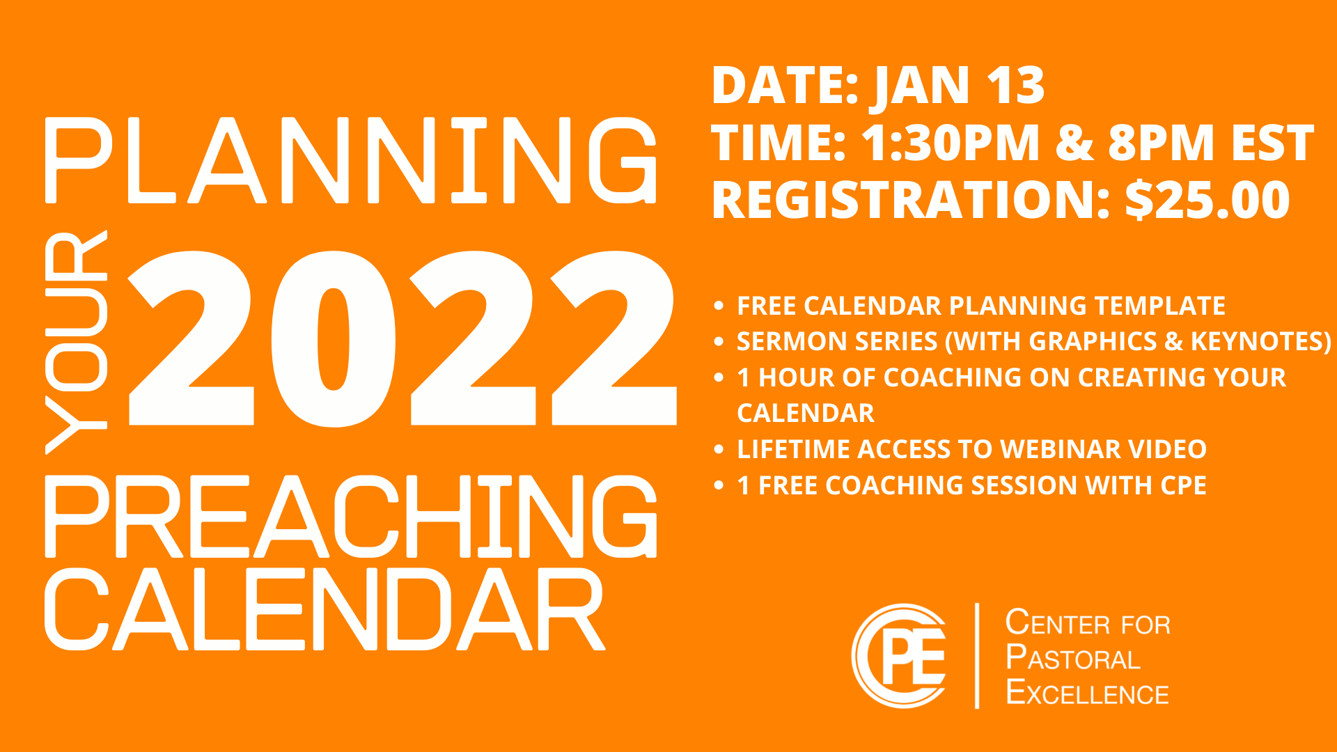 Planning Your 2022 Preaching Calendar