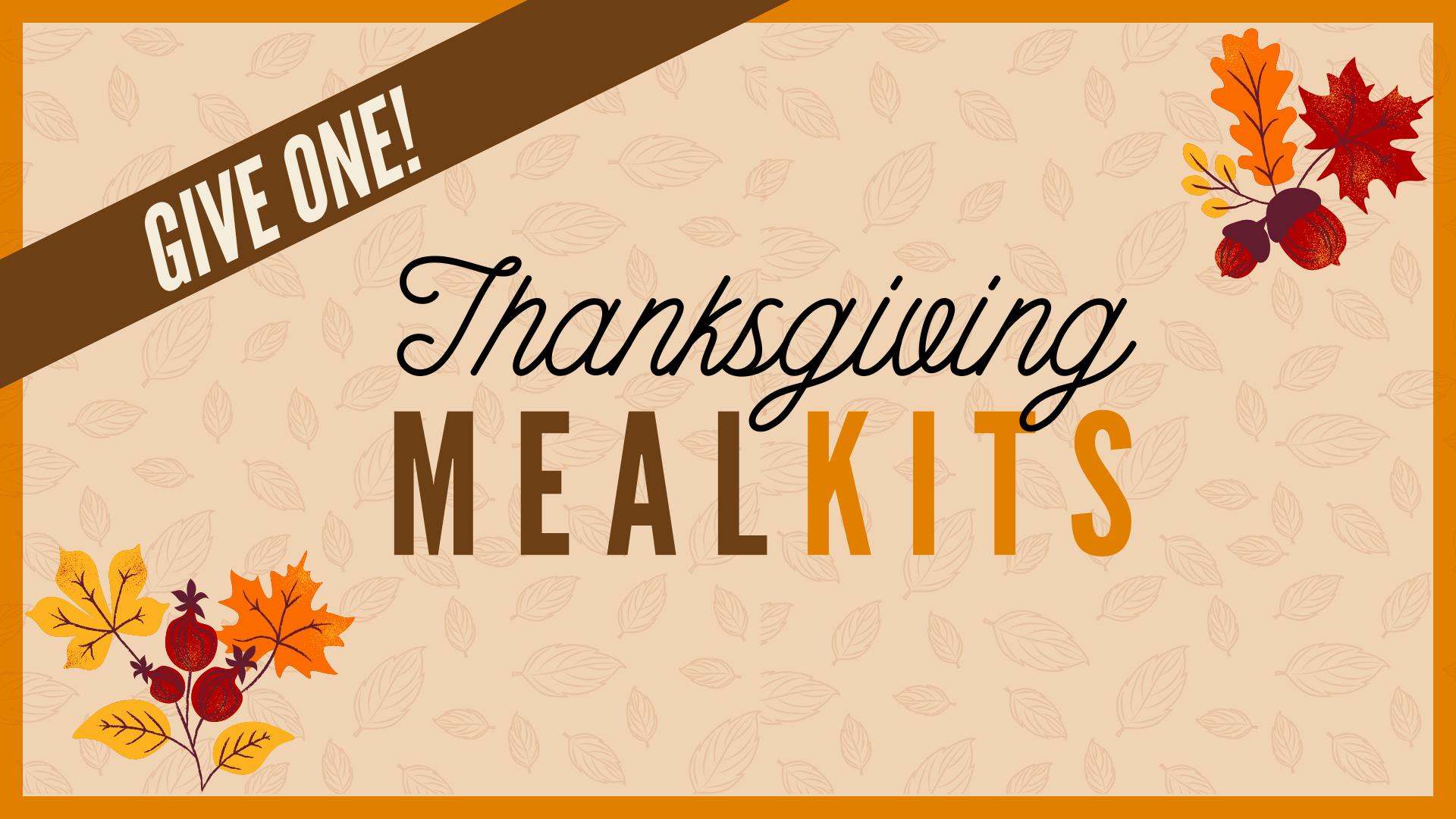 THANKSGIVING MEAL KITS
