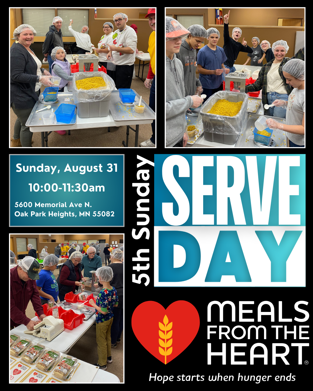 5th Sunday Serve