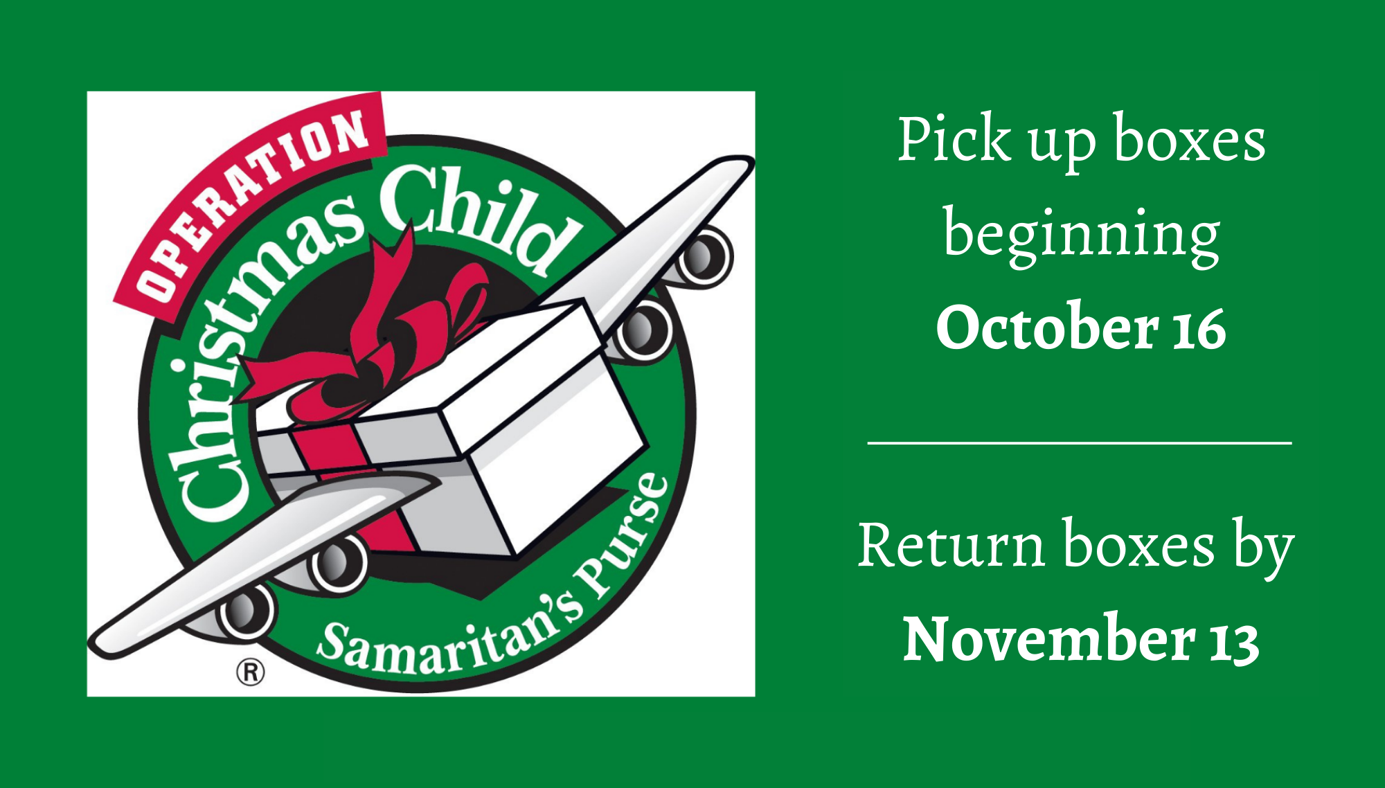 Operation Christmas Child Png