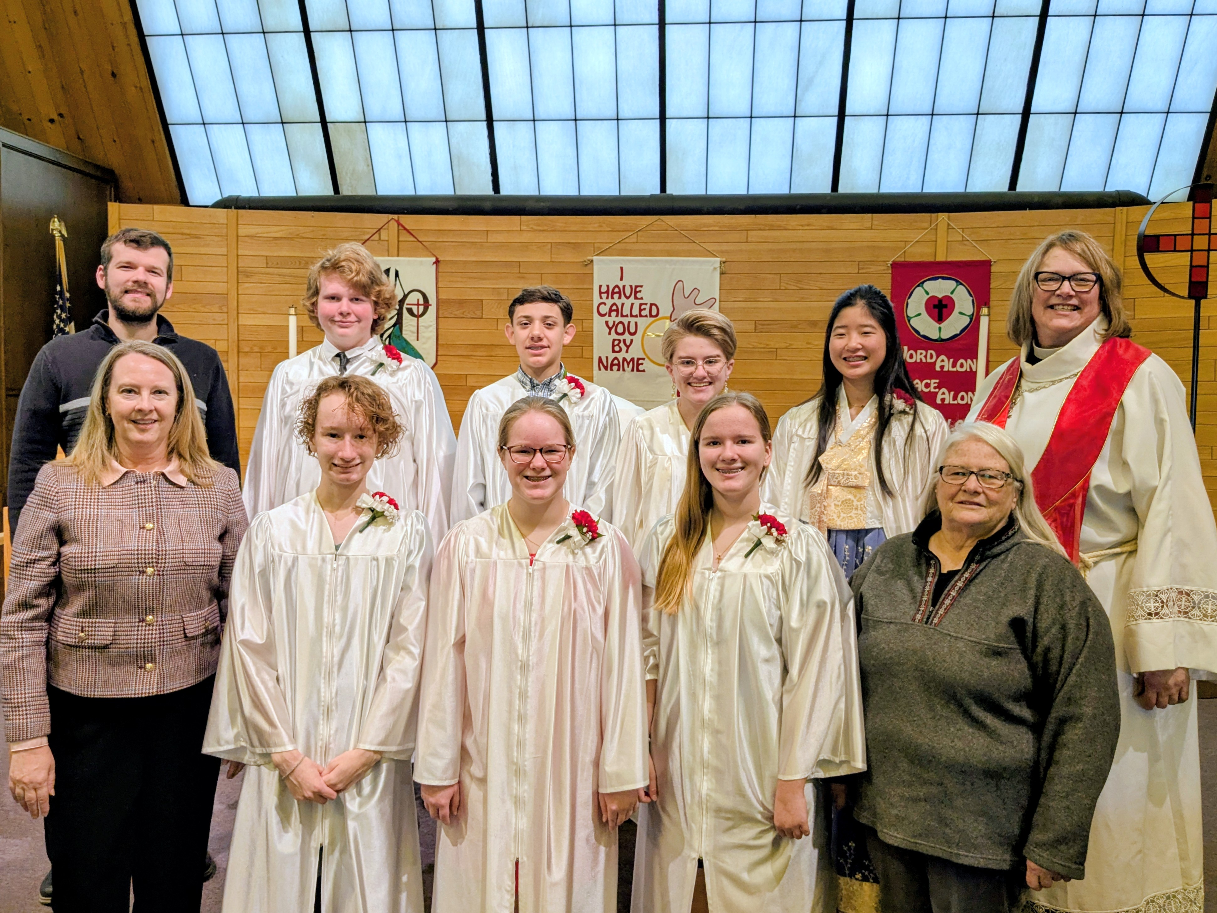 Affirmation of Baptism by Hosanna's Ninth Graders