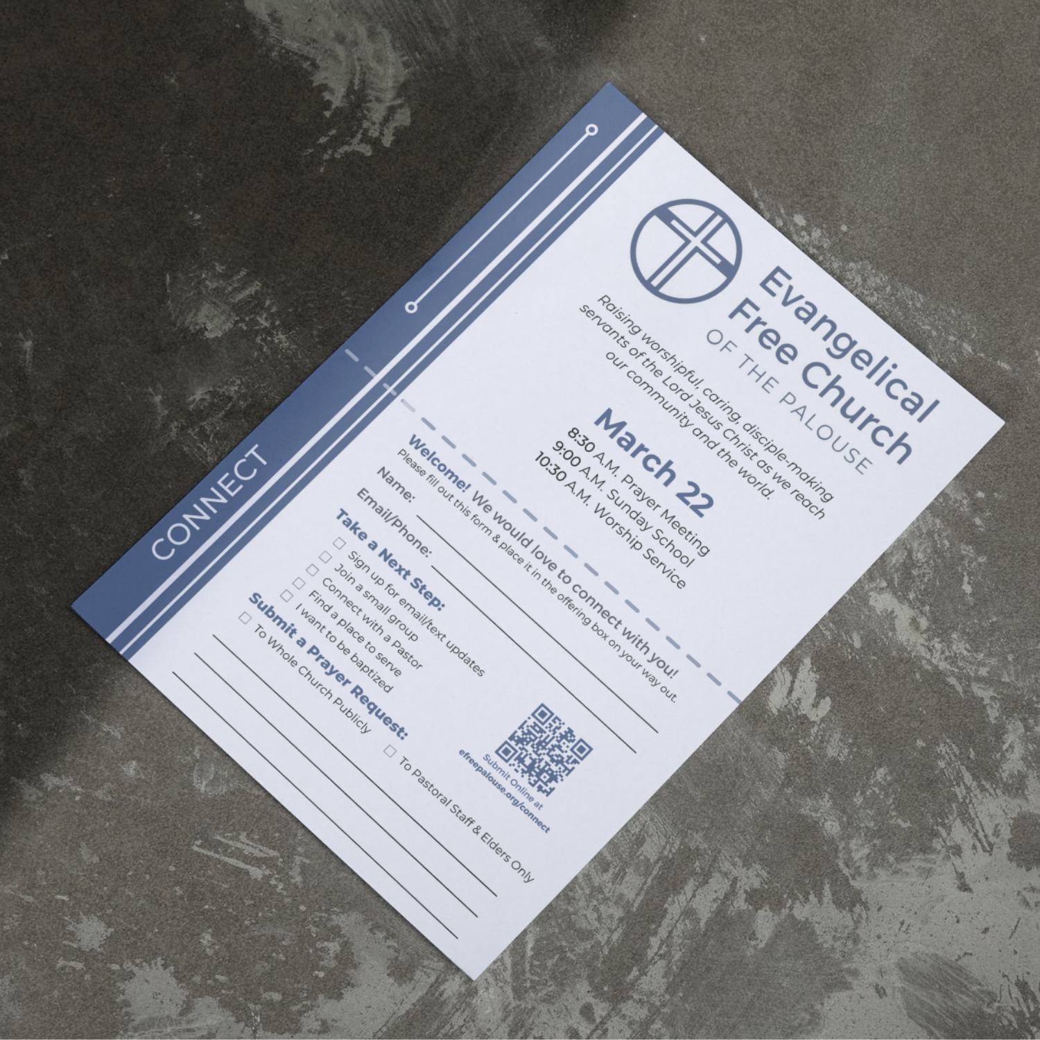 Grab a bulletin and a pen