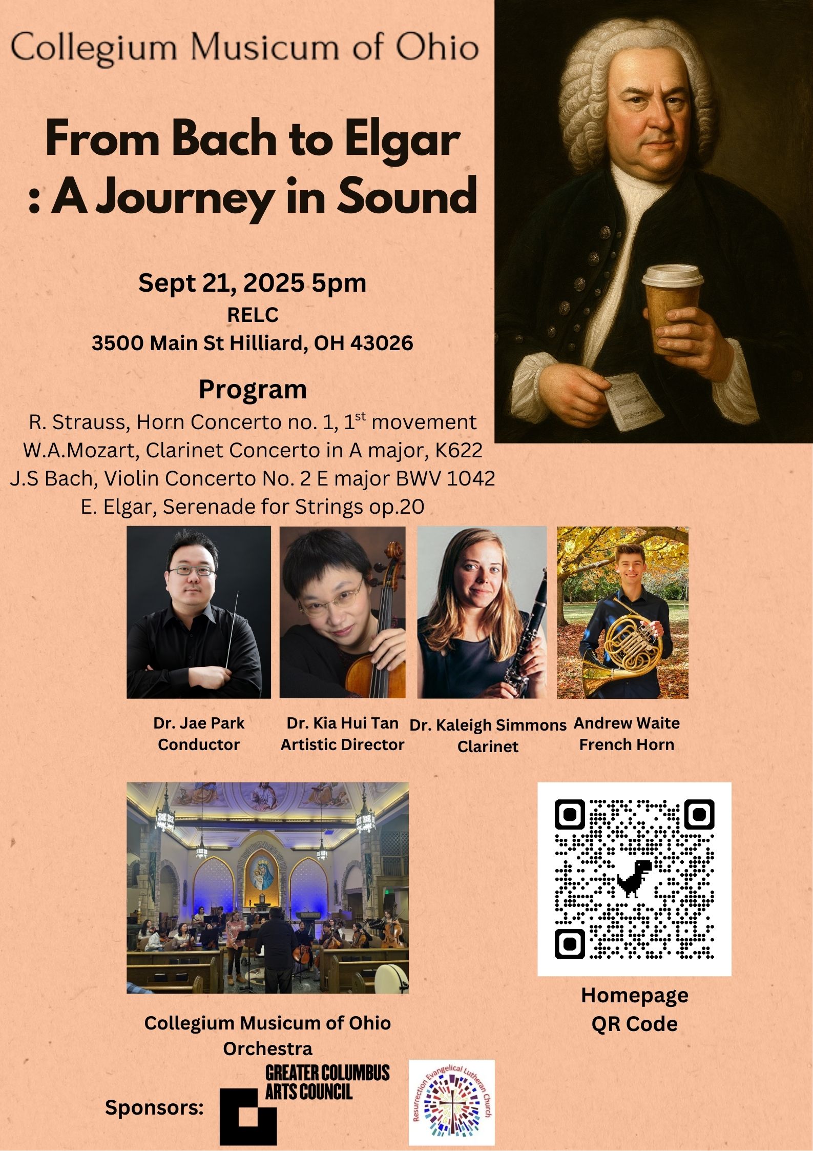 Collegium Musicum of Ohio Concert 9/21