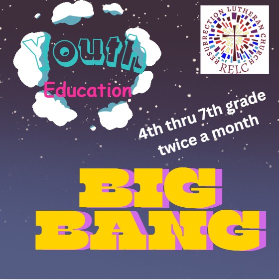 Big Bang Youth Education 2/22 at 9am