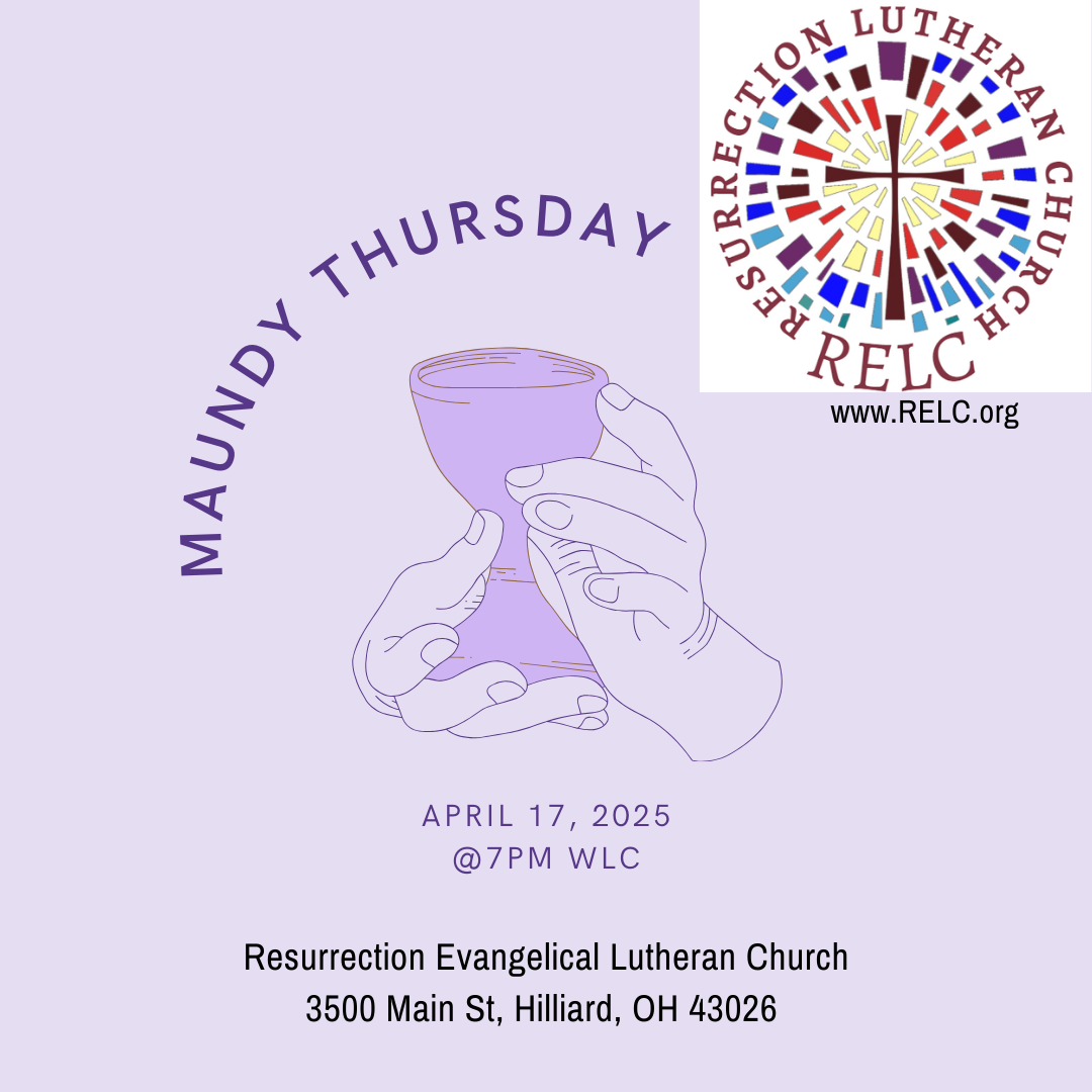 Maundy Thursday Service 4/2 at 7pm