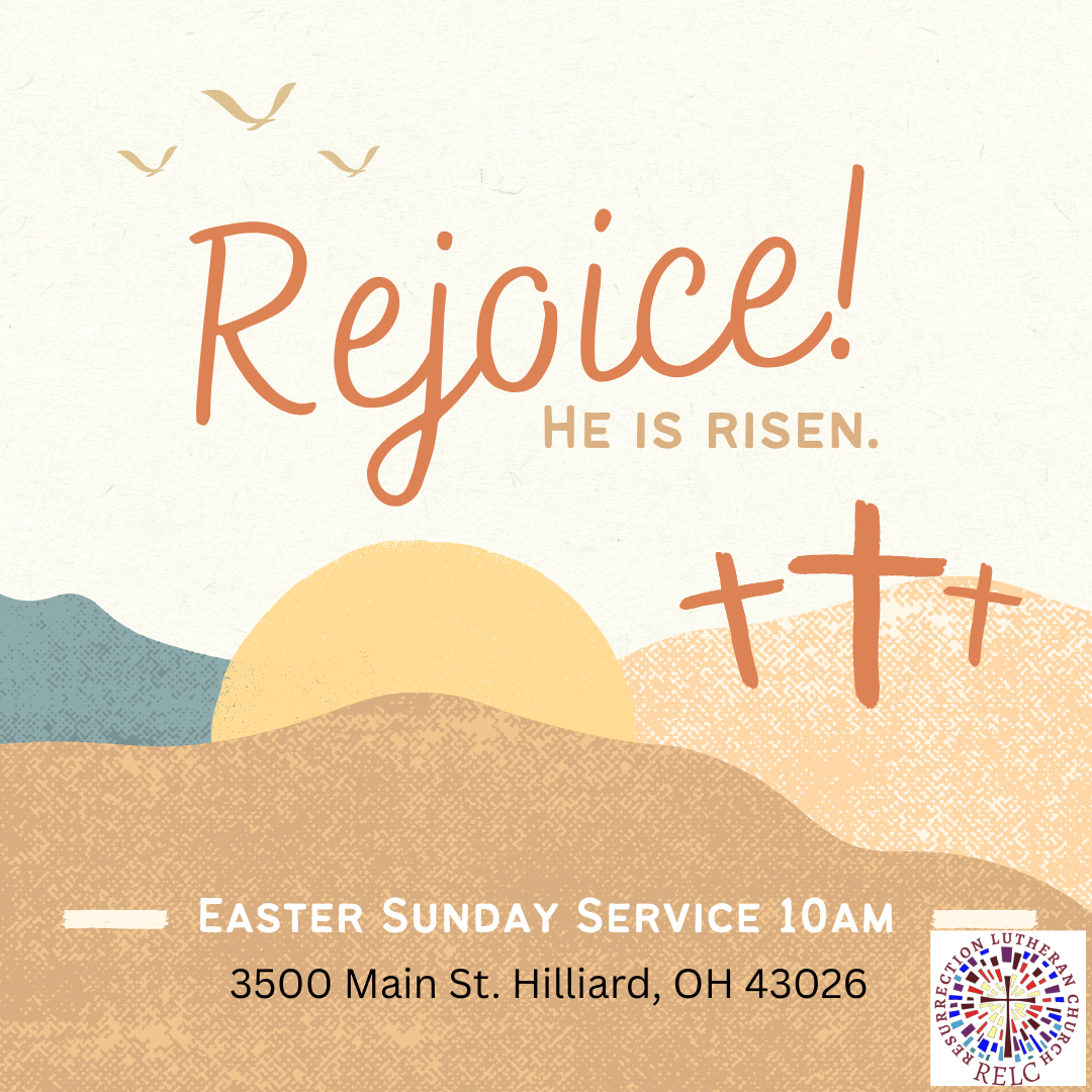 Easter Sunday 4/5 at 10am